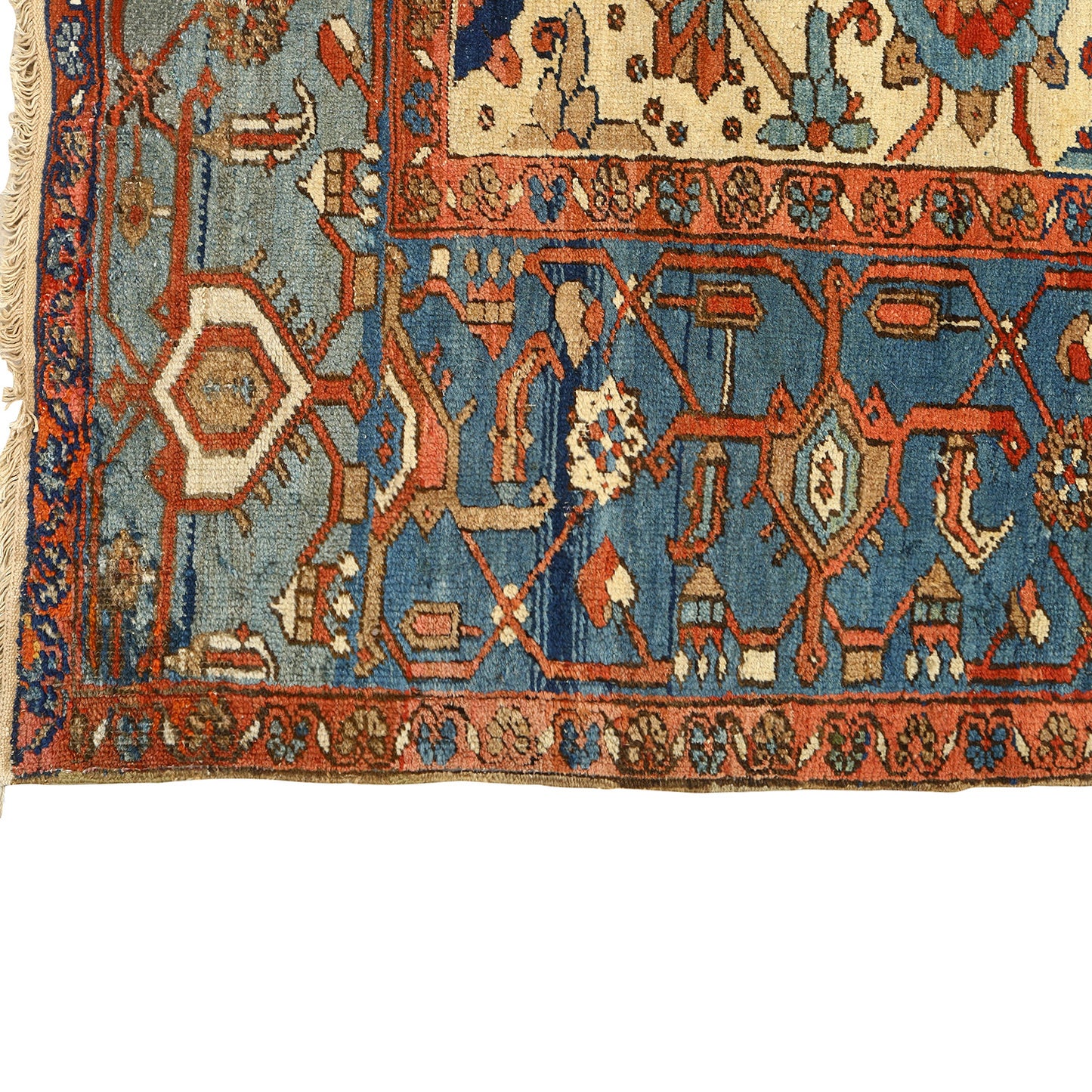 Antique Serapi 12'10 X 10'5 1752