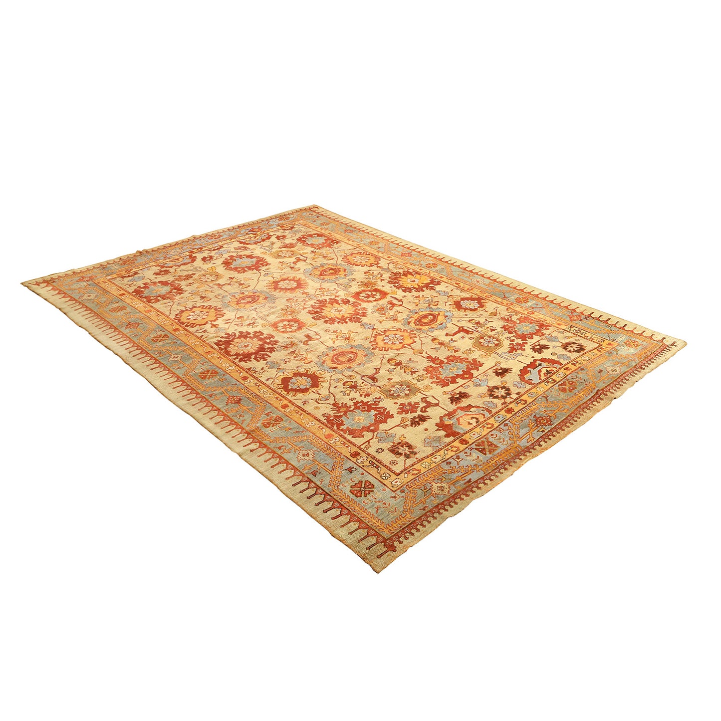 Antique Ushak 14'10 X 10'5 1719