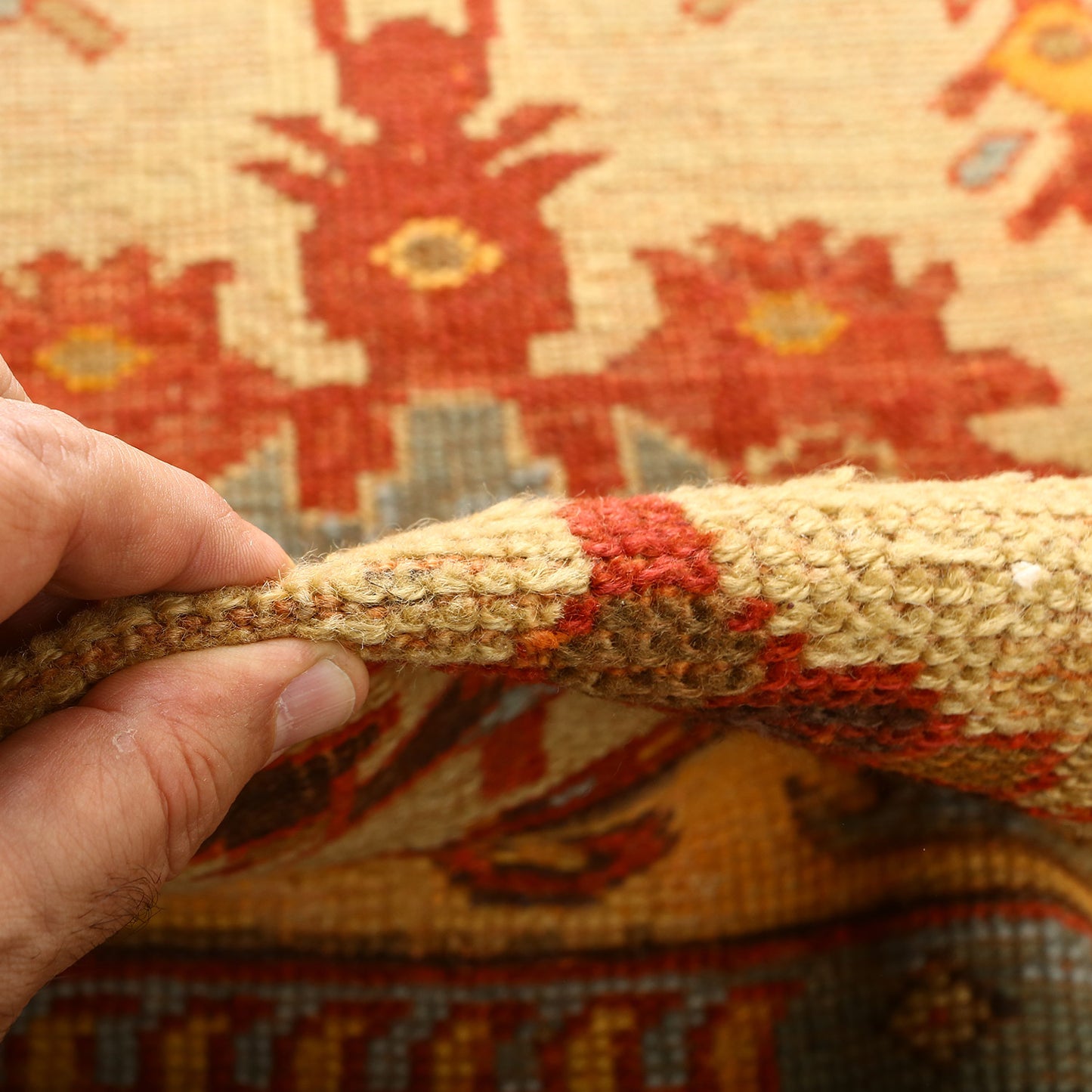 Antique Ushak 14'10 X 10'5 1719