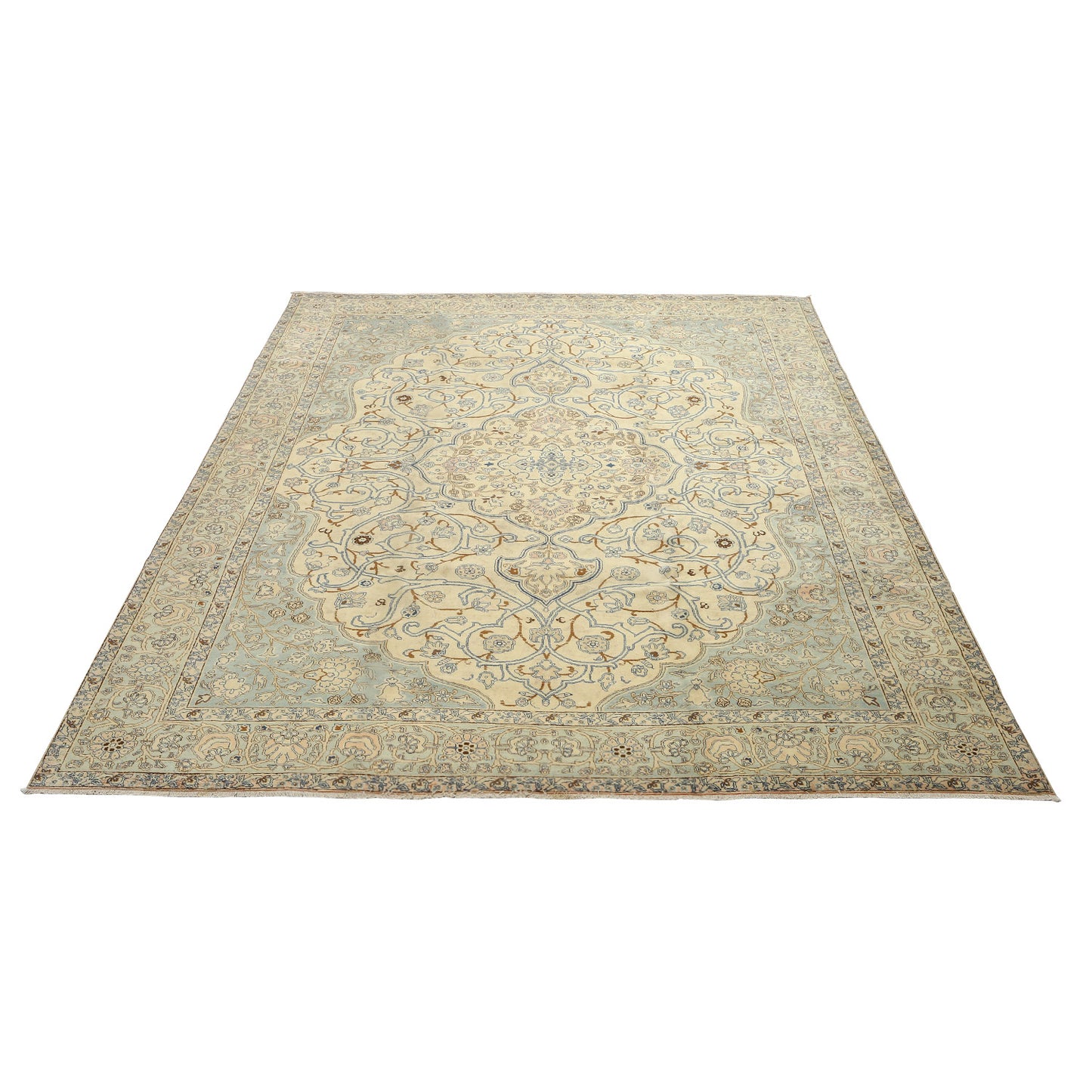 Antique Tabriz 13'8 X 11' 1776