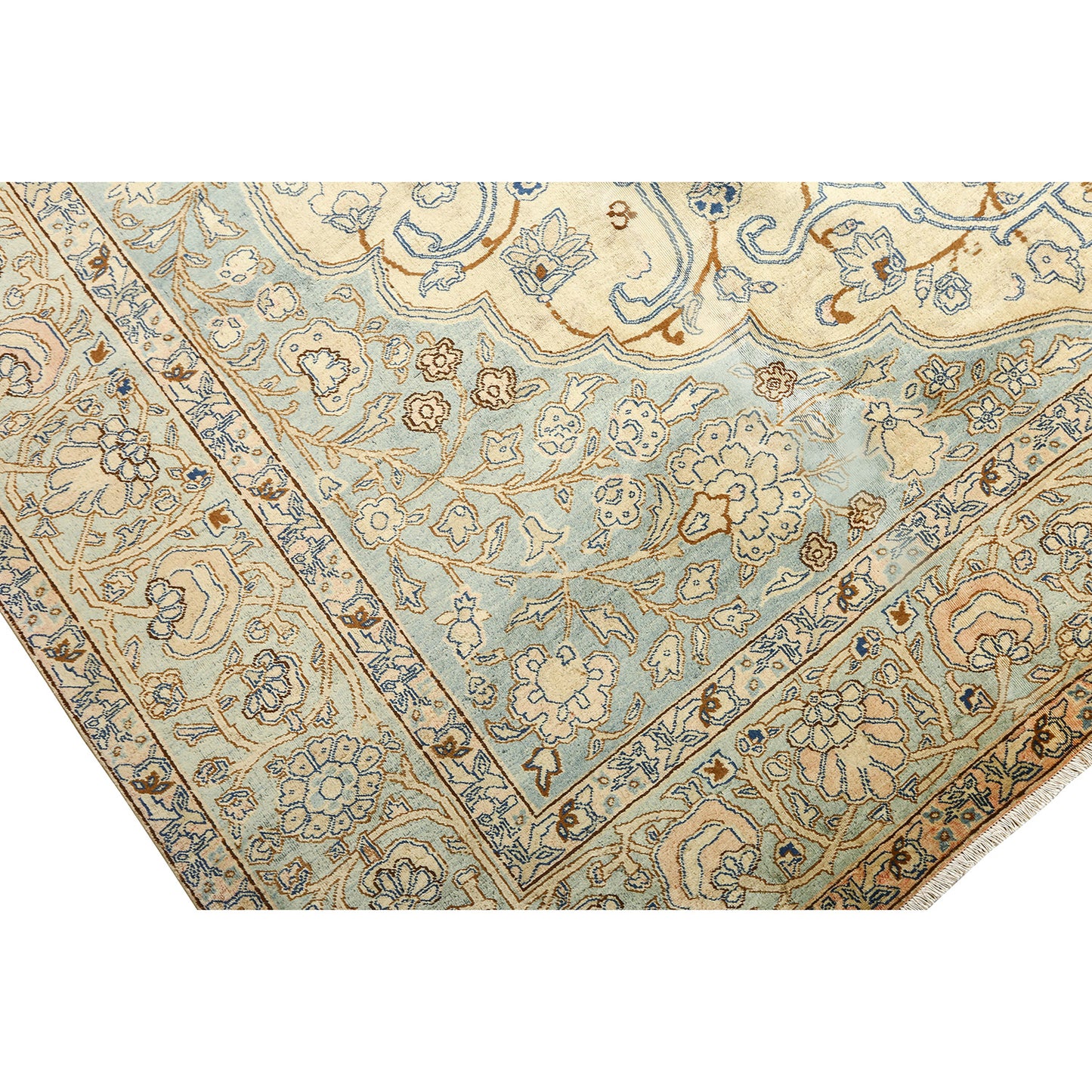 Antique Tabriz 13'8 X 11' 1776