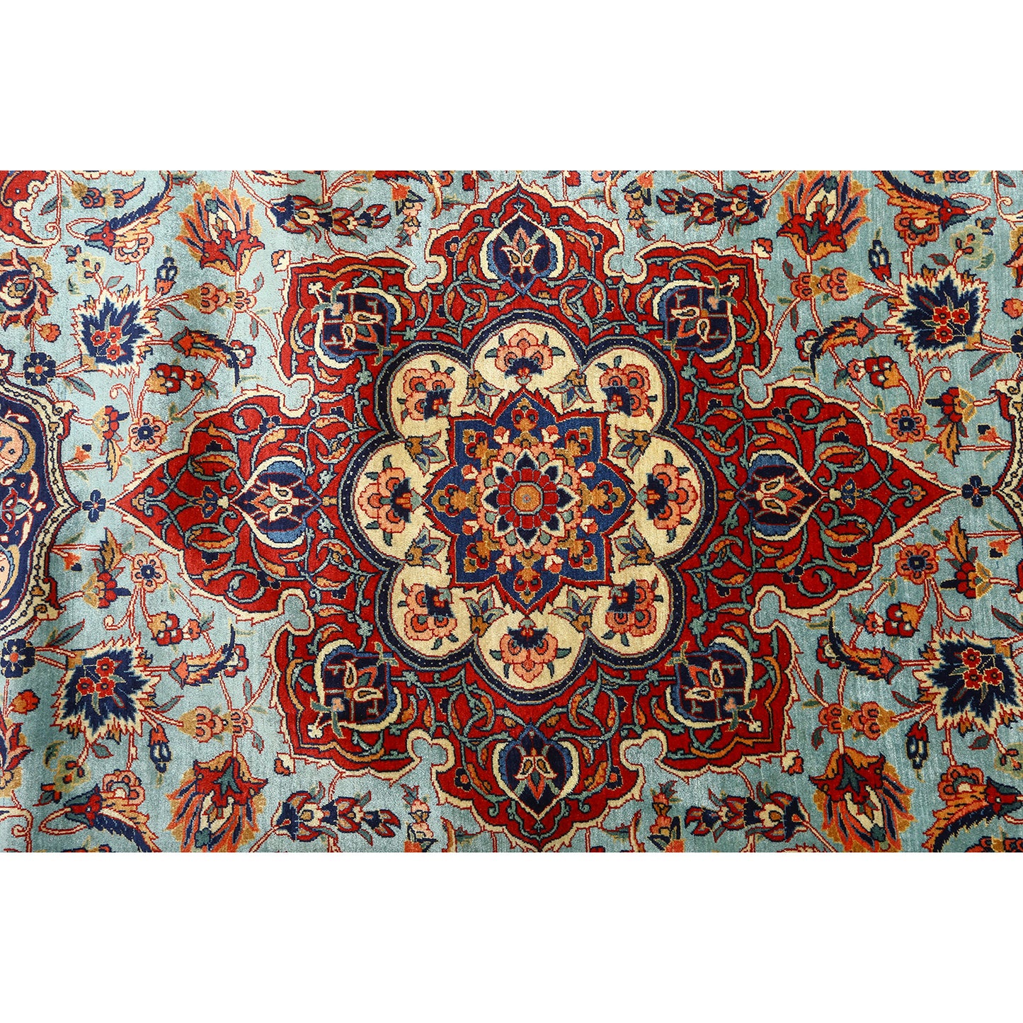 Antique Kashan DABIR 12'6 X 9'11 1720