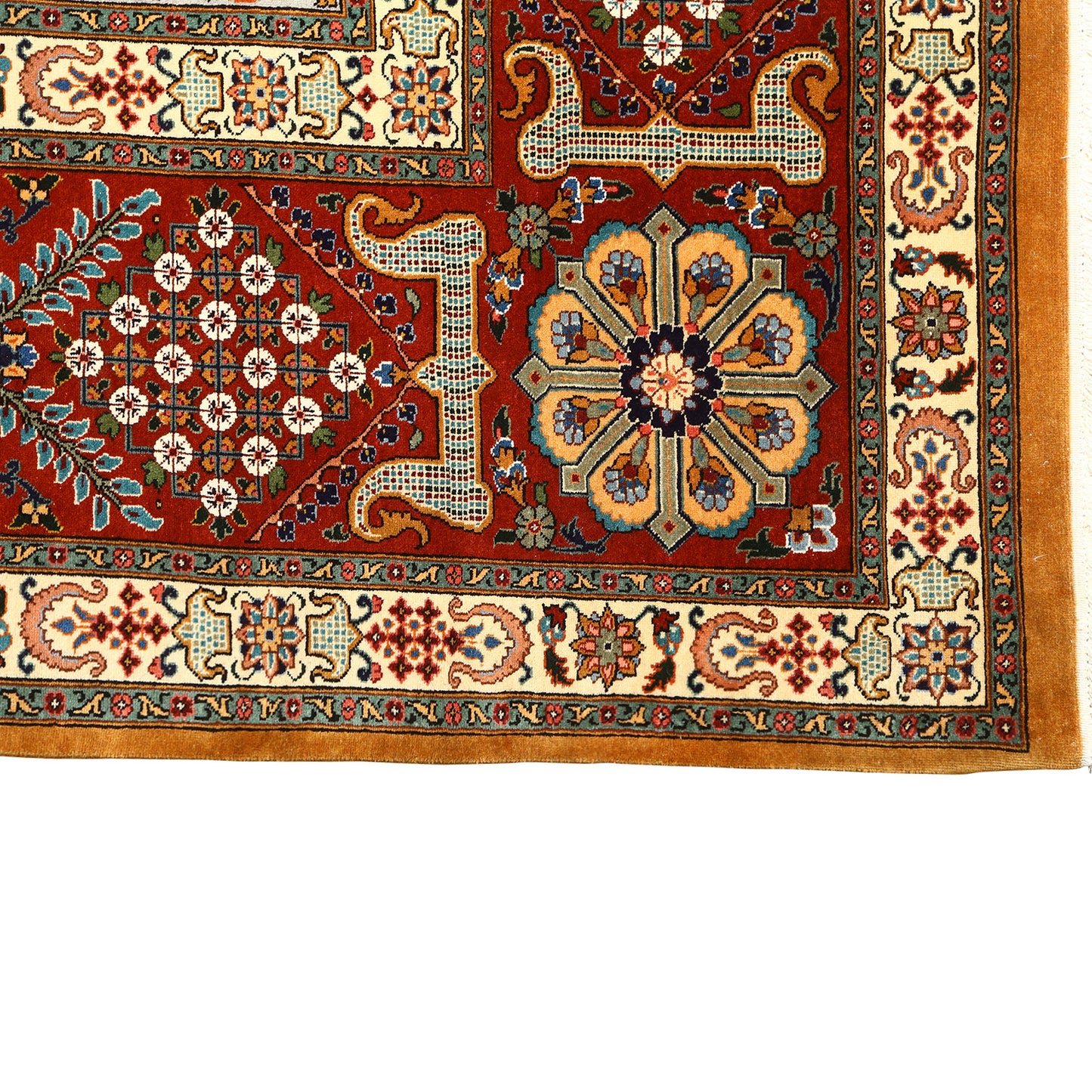 Vintage Tabriz 12'8 X 10'1 3844