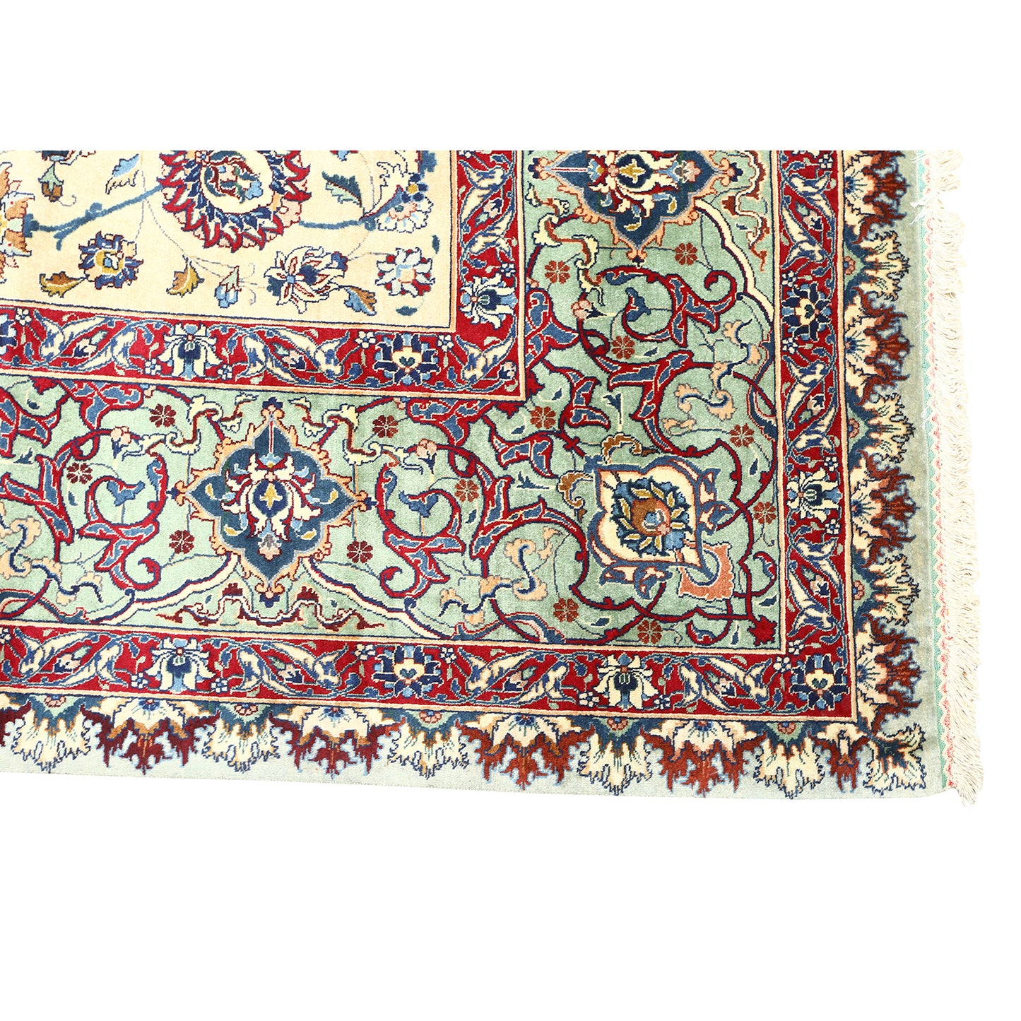 Vintage Tabriz Sherkar Farsh Pair 11'4 X 8'3 5105