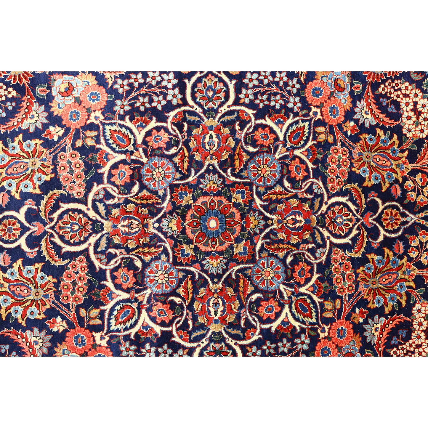 Antique Kashan Dabir 12'3 X 9' 4427