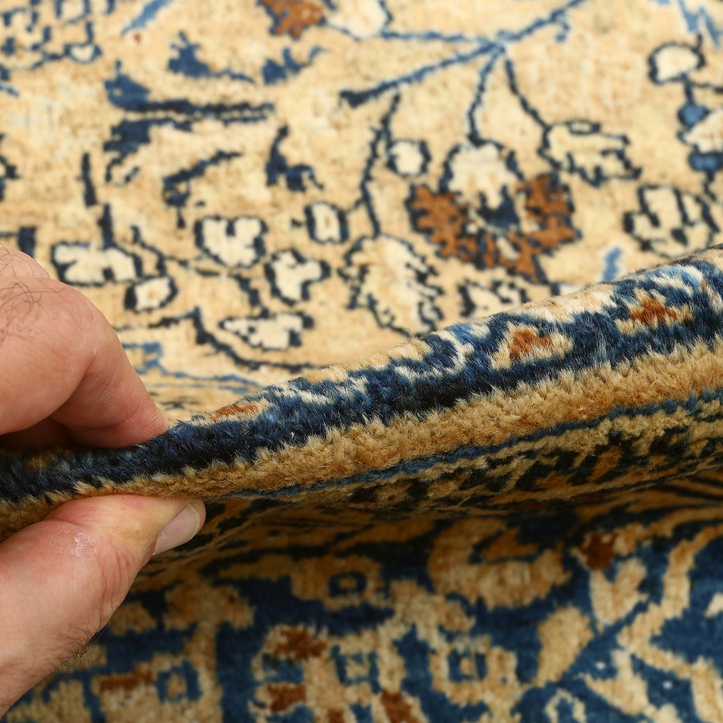 Antique Mashad Makhmal Baf 11'6 X 9'2 5788