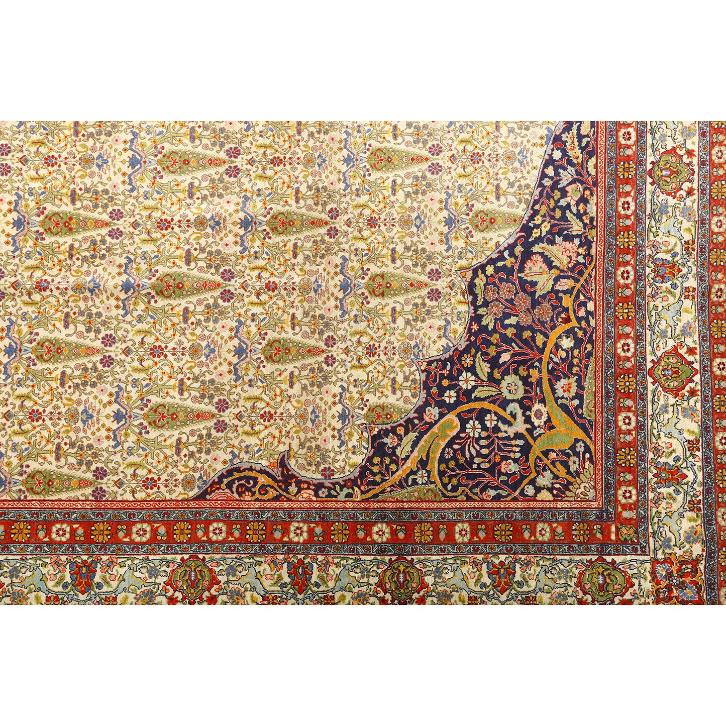 Antique Tabriz 9'10 X 8'1 5881