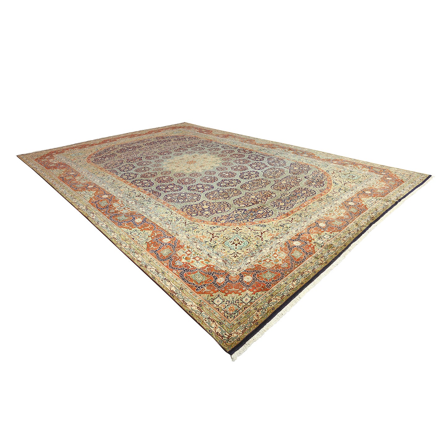 Vintage Tabriz Zohrah 18'2 X 12'6 3839