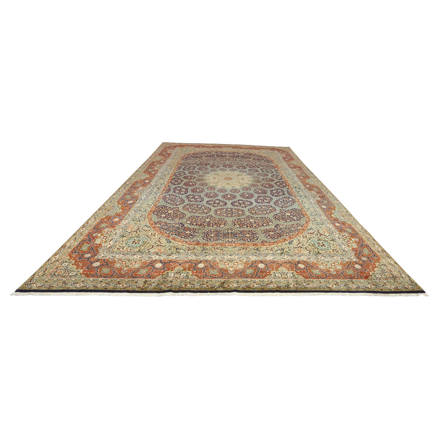 Vintage Tabriz Zohrah 18'2 X 12'6 3839