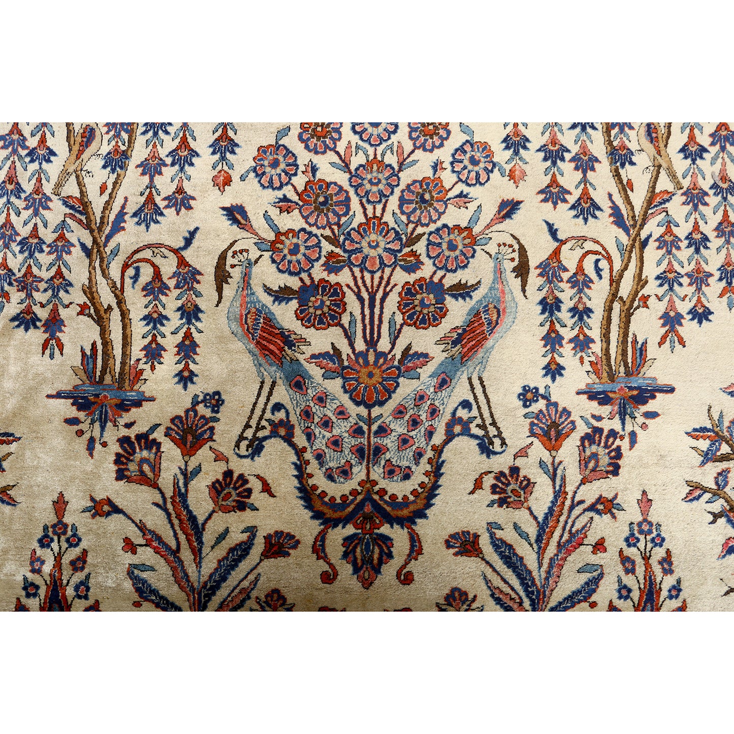 Antique Kashan Mohtasham 17'6 X 13'9 4658