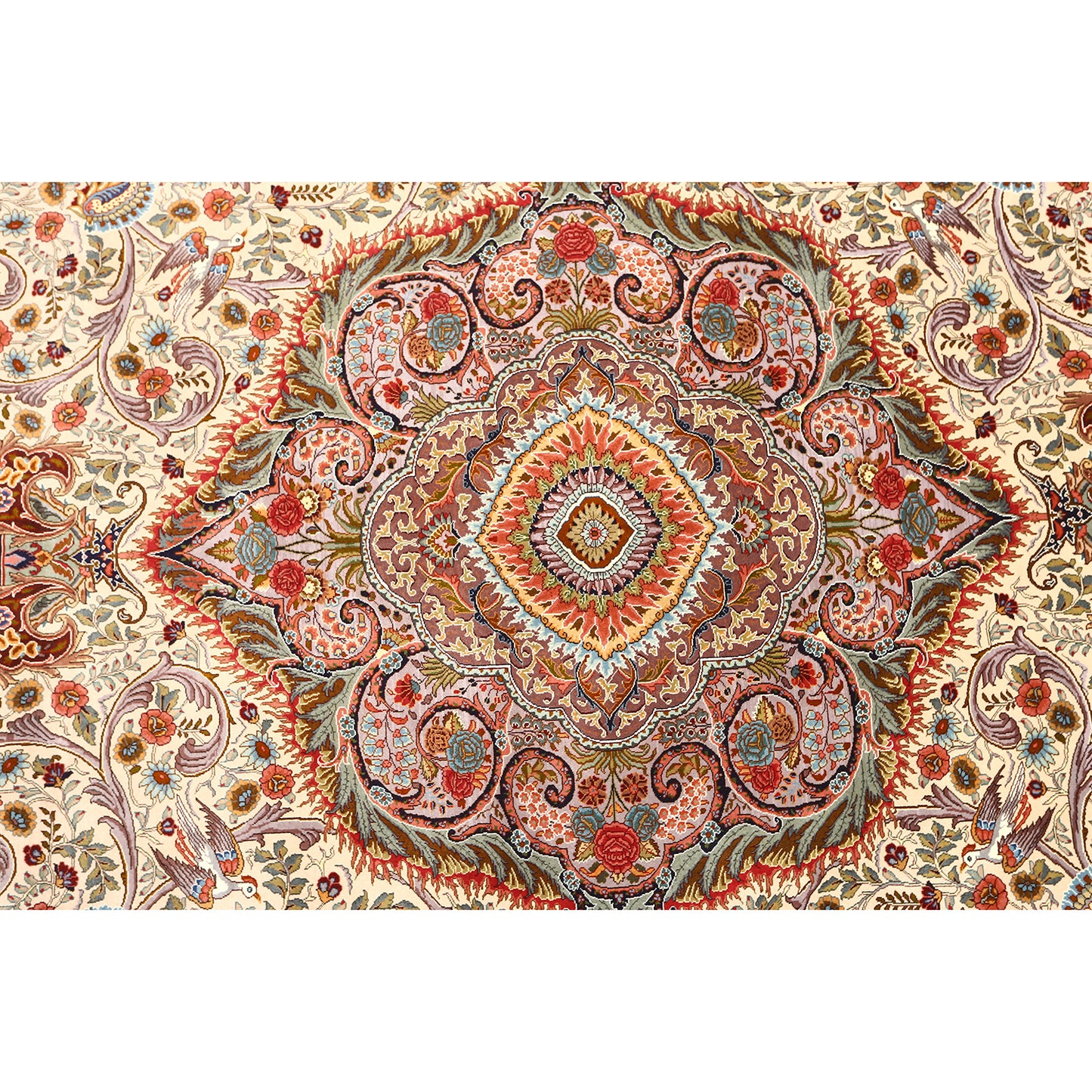 Vintage Tabriz Nami 13'3x 9'9 1398