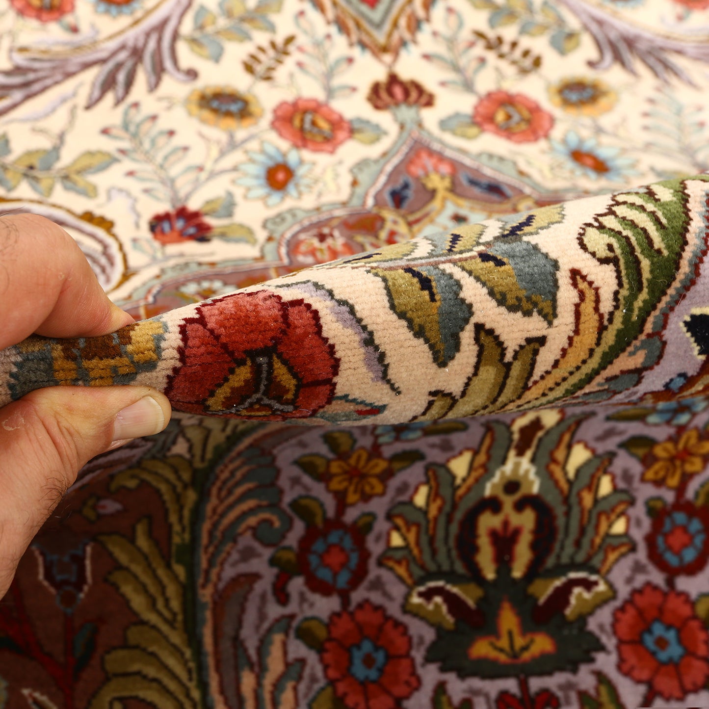 Vintage Tabriz Nami 13'3x 9'9 1398