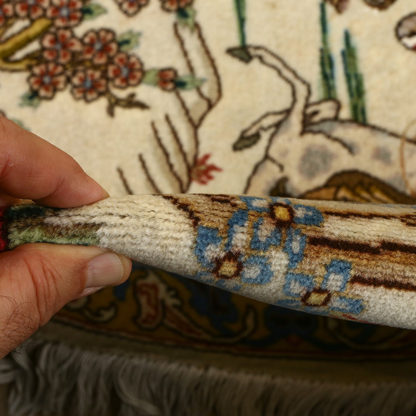 Vintage Tabriz Oval 8'3 X 5'3 5501