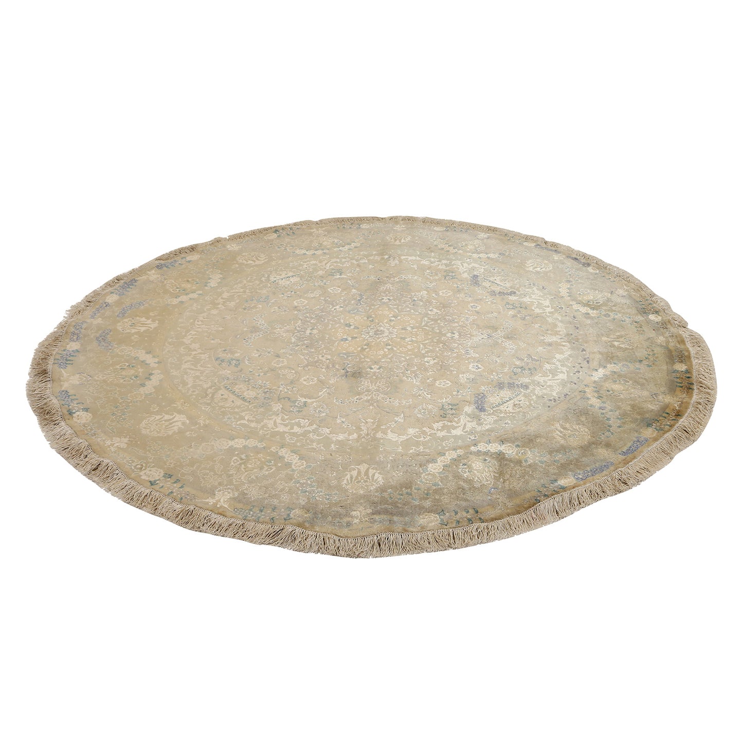 Vintage Tabriz Around 6'4 X 6'4 6153