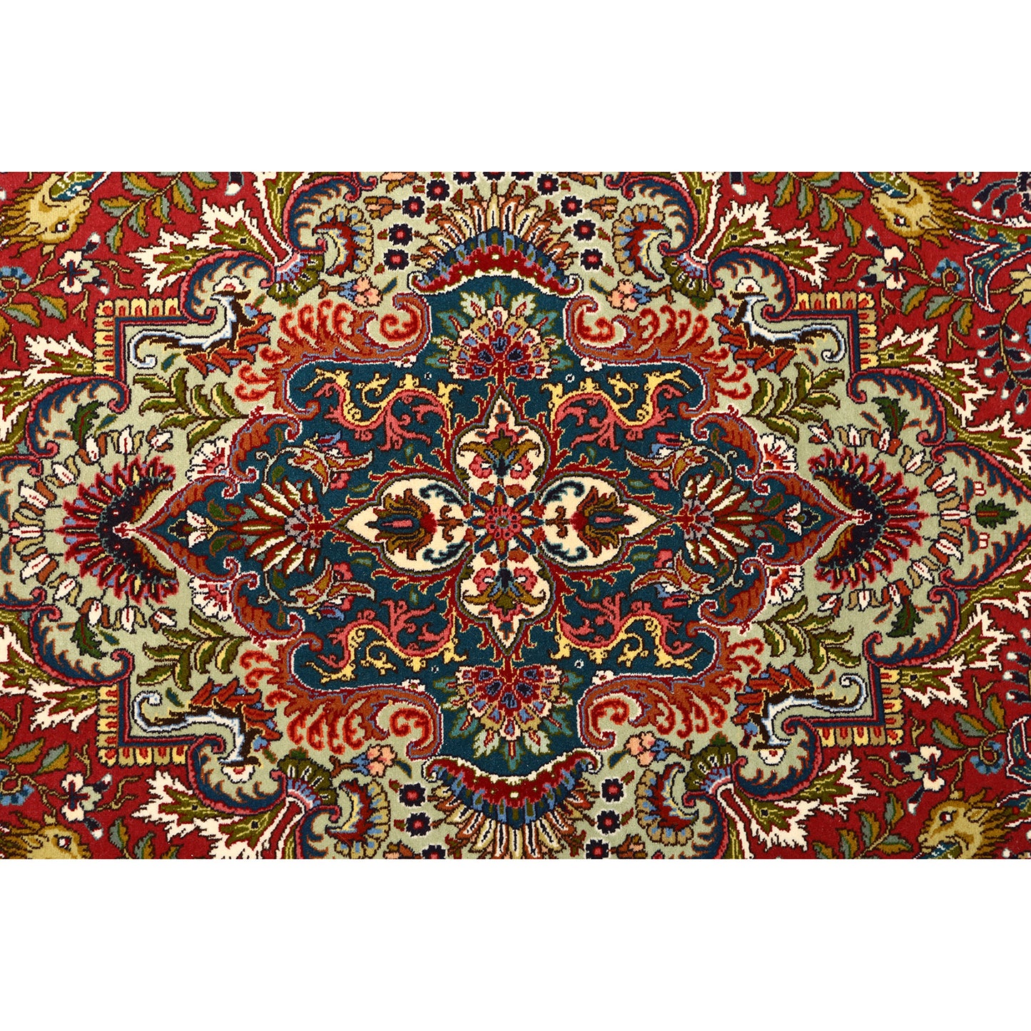 Vintage Tabriz Oval 9'2 X 6' 77008