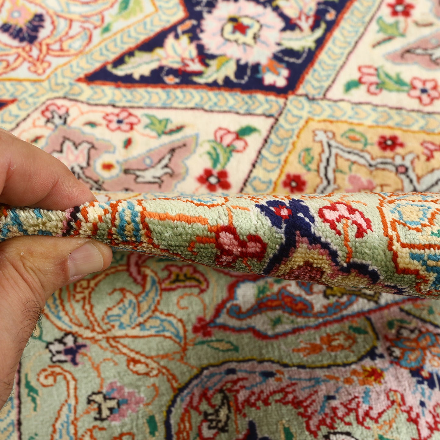 Vintage Tabriz Around Faraji 16'2 X 16'2 5240
