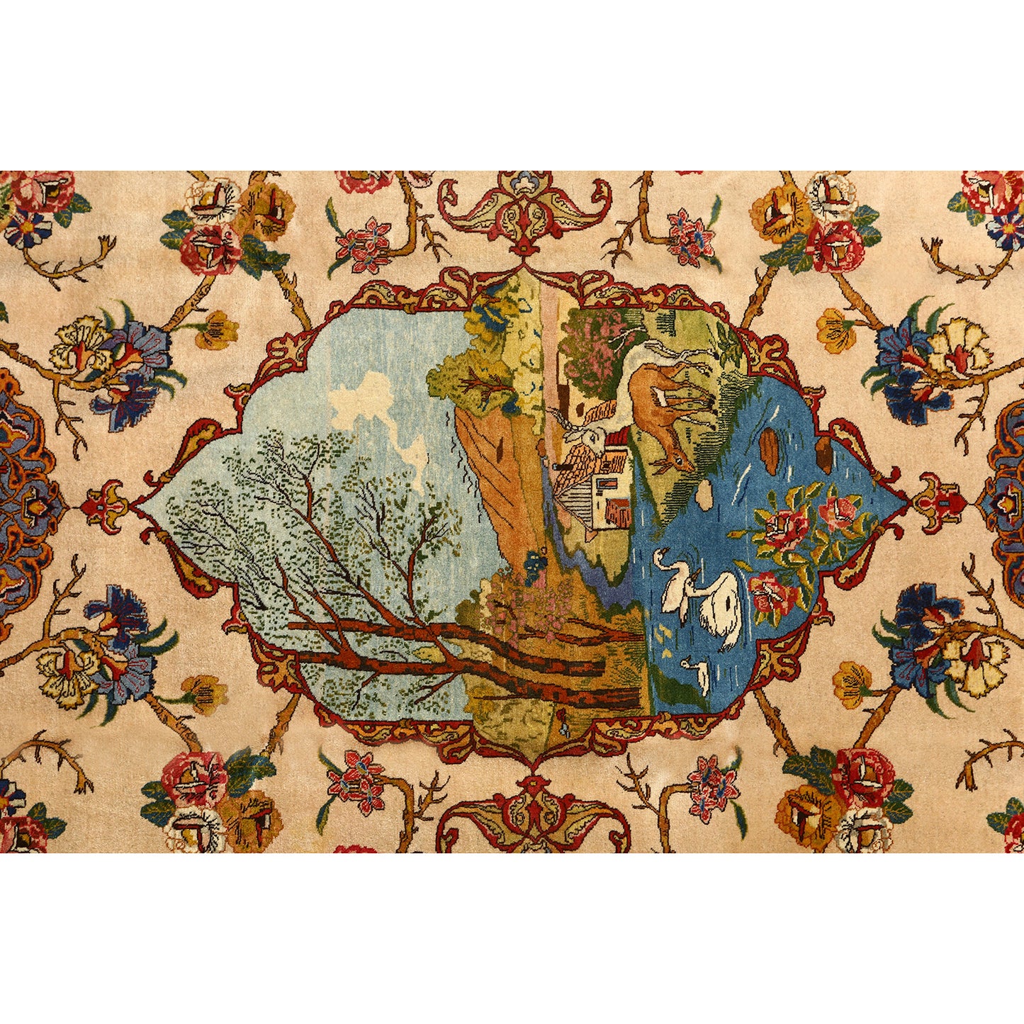 Antique Tabriz 9'5 X 5'8 5594