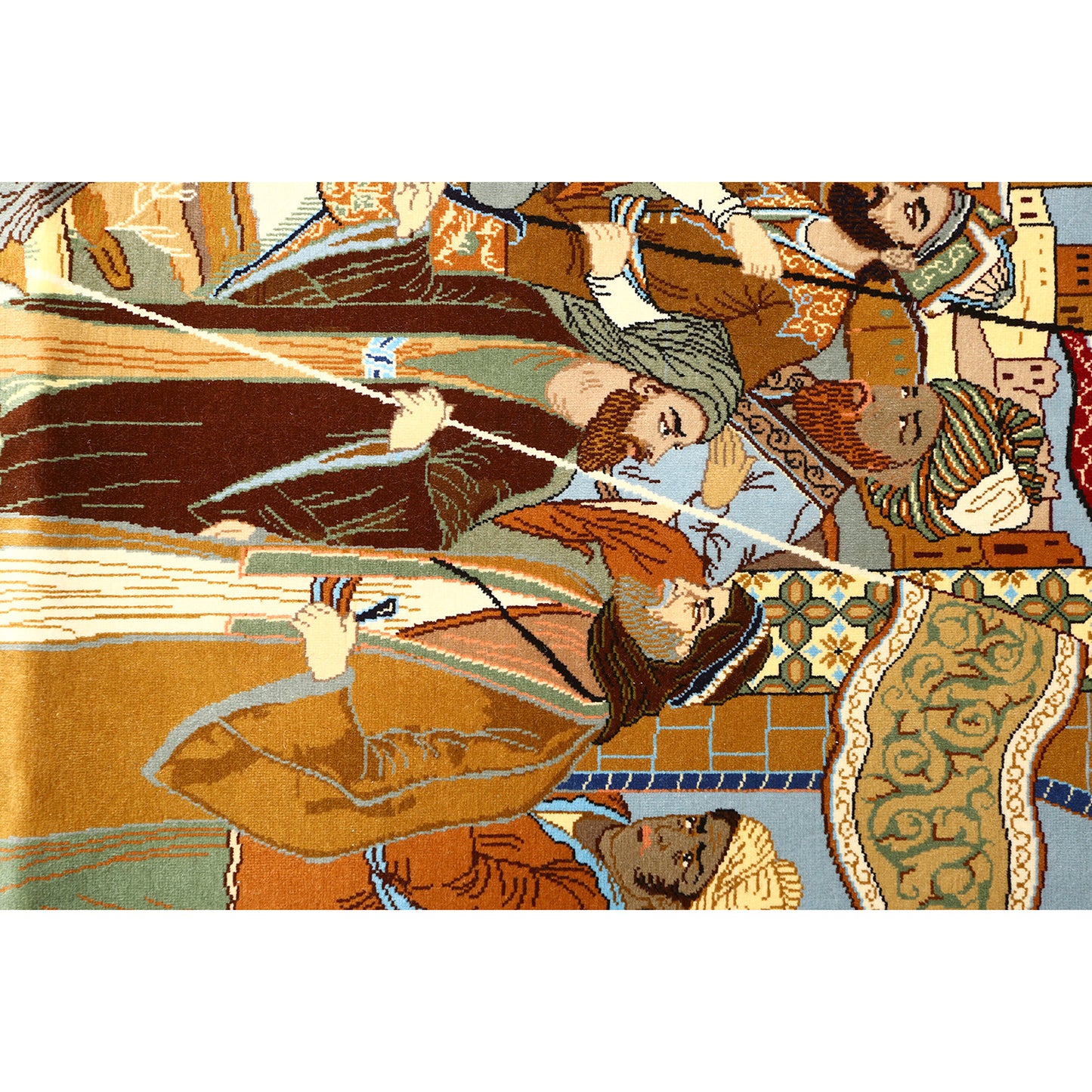 Vintage Qom Pictorial 8'5 X 6'4 4236