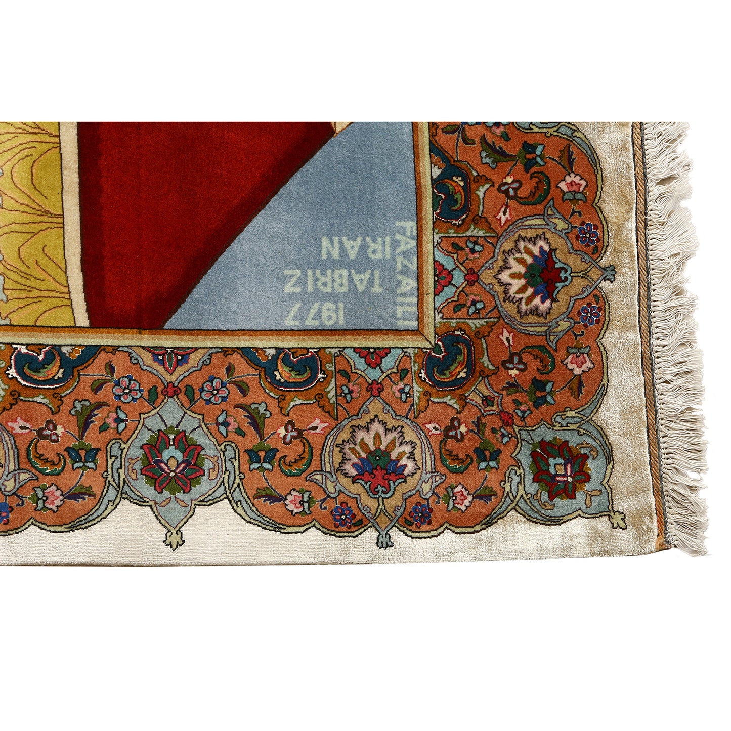 Vintage Tabriz Pictorial 9'5 X 6'9 3496