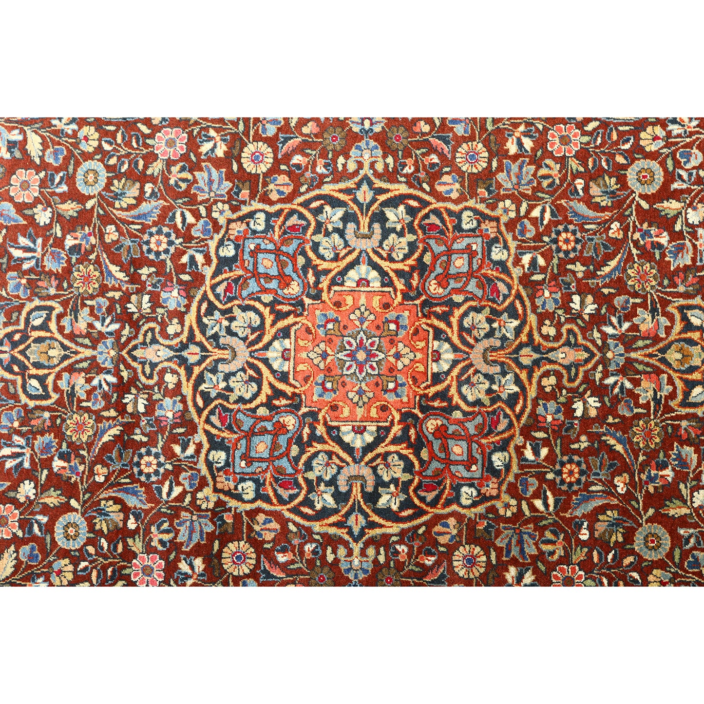 Antique Kashan Atash Oghli 6'9x4'5 1893