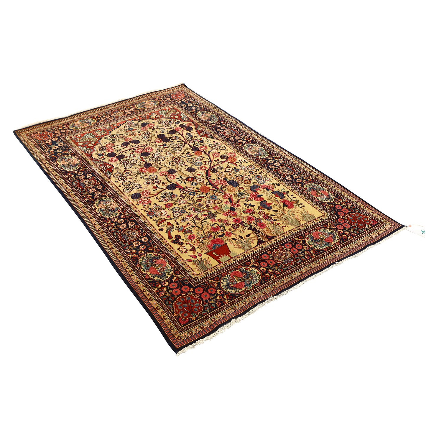 Antique Kashan Dabir 6'10x4'7 5729
