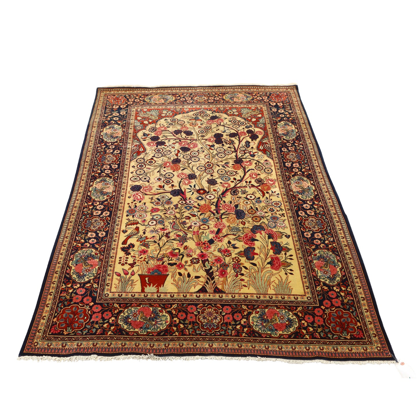 Antique Kashan Dabir 6'10x4'7 5729