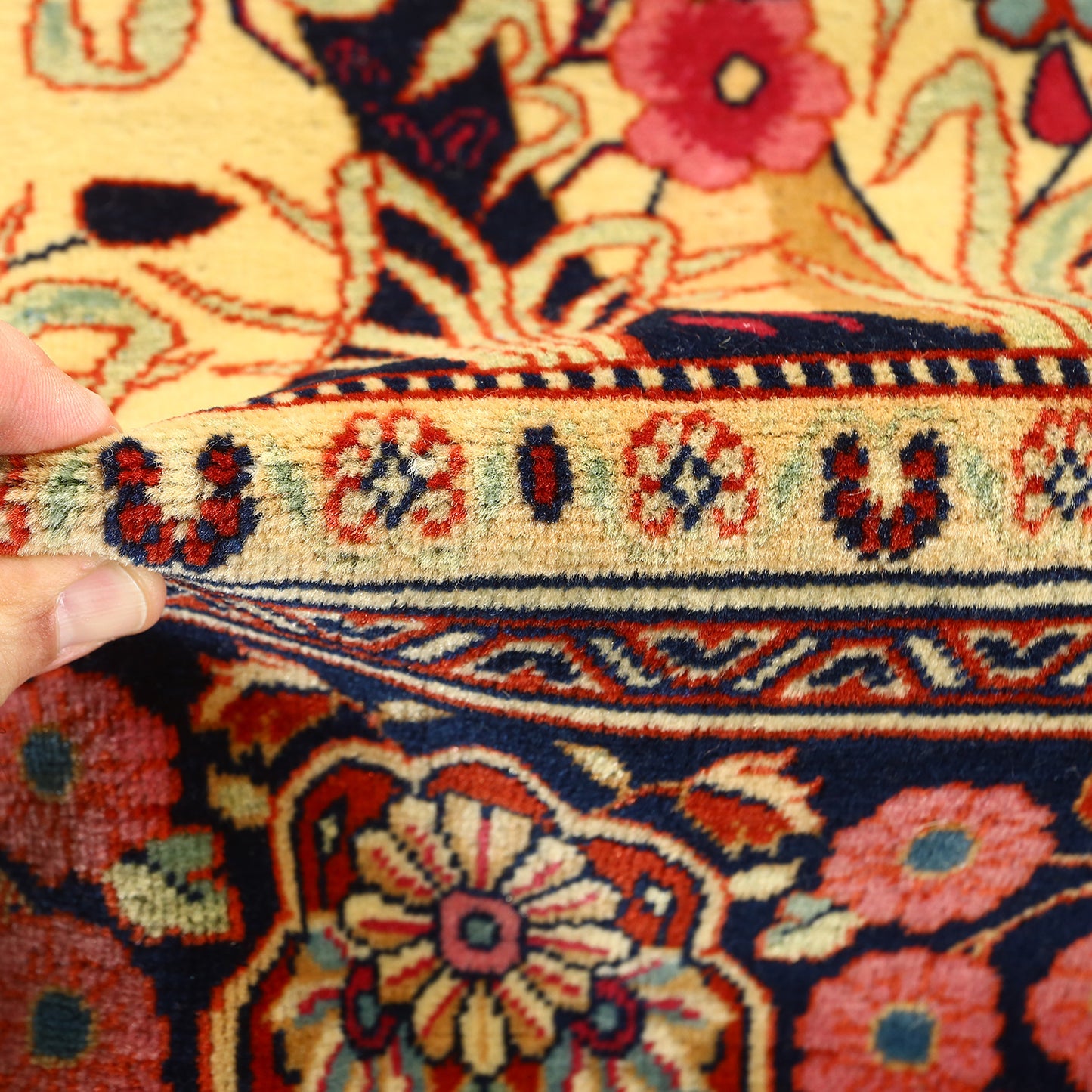 Antique Kashan Dabir 6'10x4'7 5729