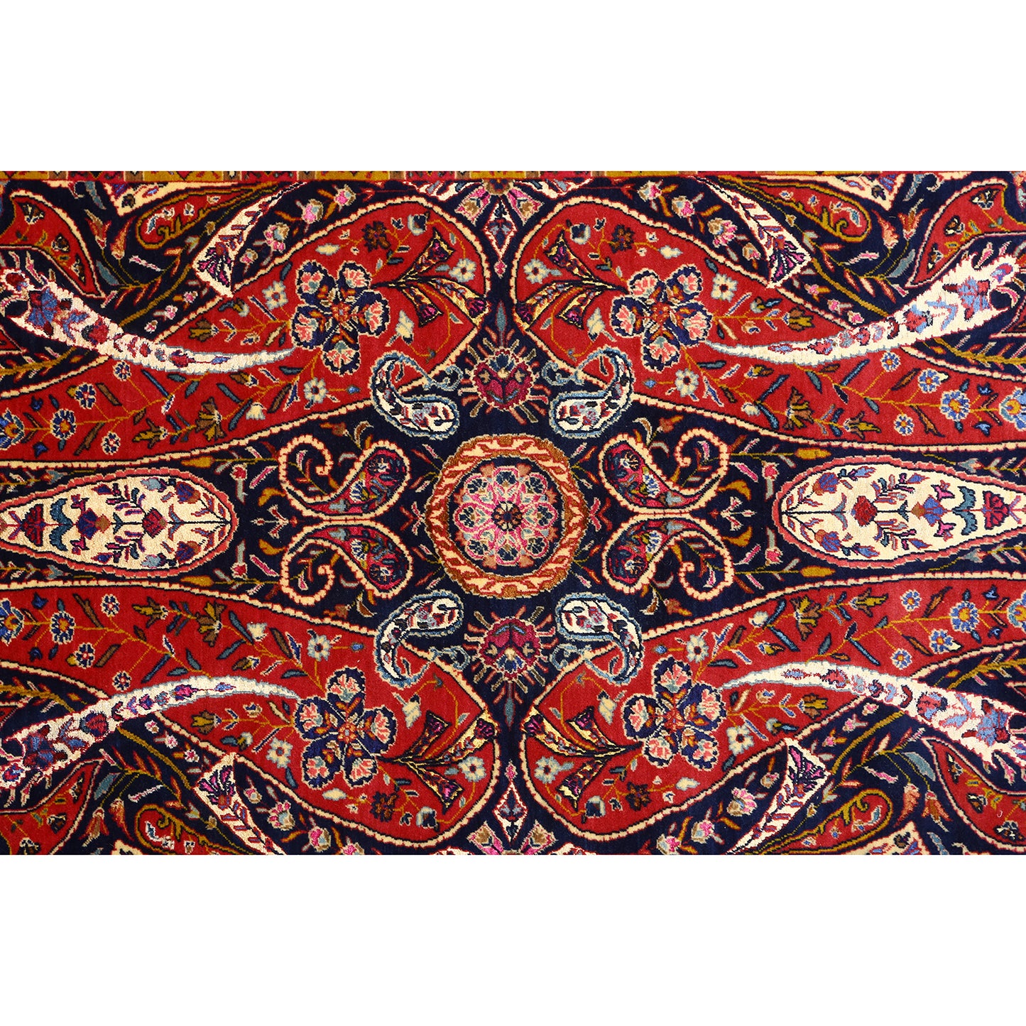 Antique Kashan Tafazoli Pair 6'9x4'4 4434