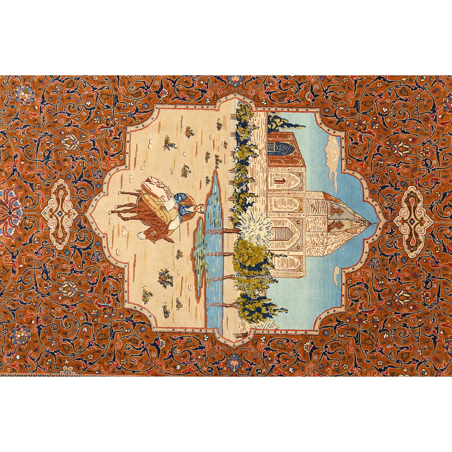 Antique Tabriz Hadad Pair 8'5x5'5 2023