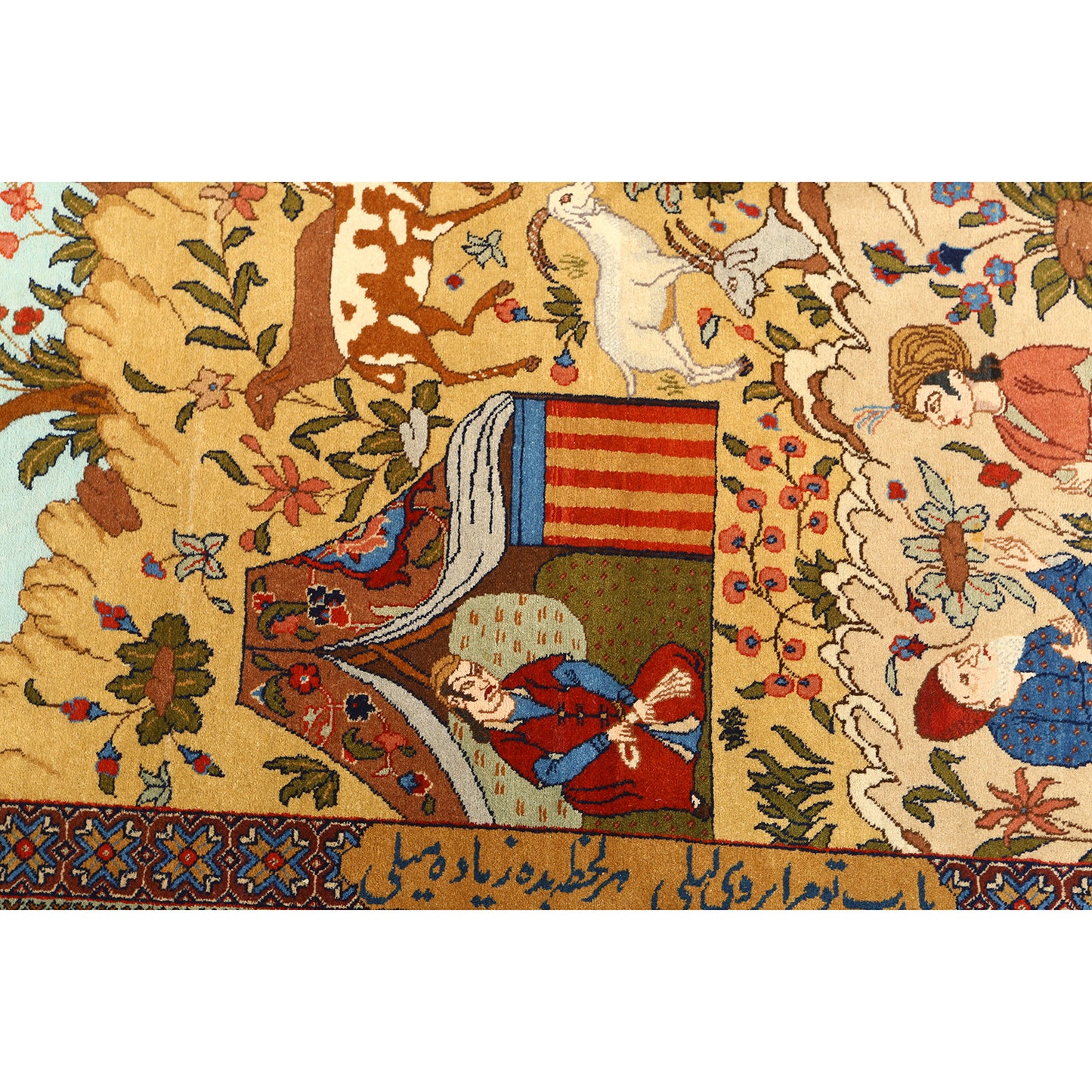 Antique Tabriz Hadad 6'8x4'8 2040