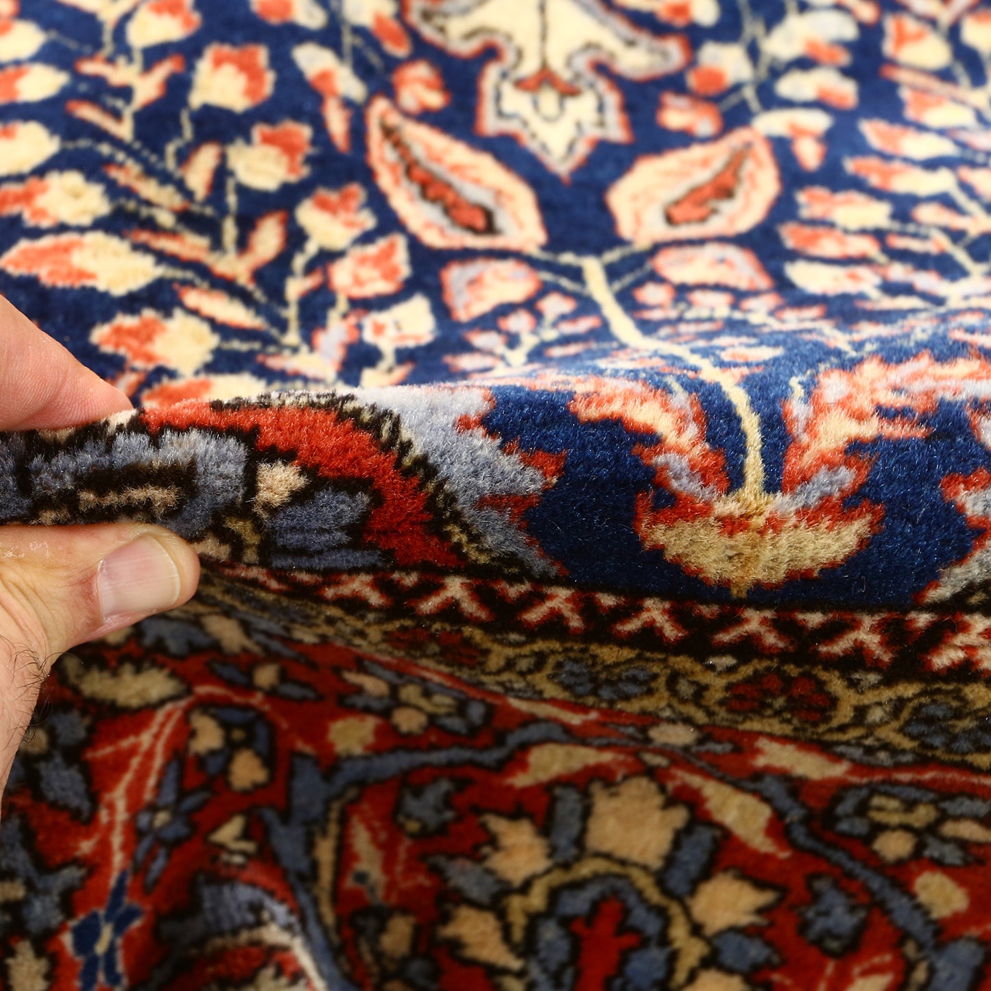 Antique Kashan Atash Oghli 6'7x4'6 1945