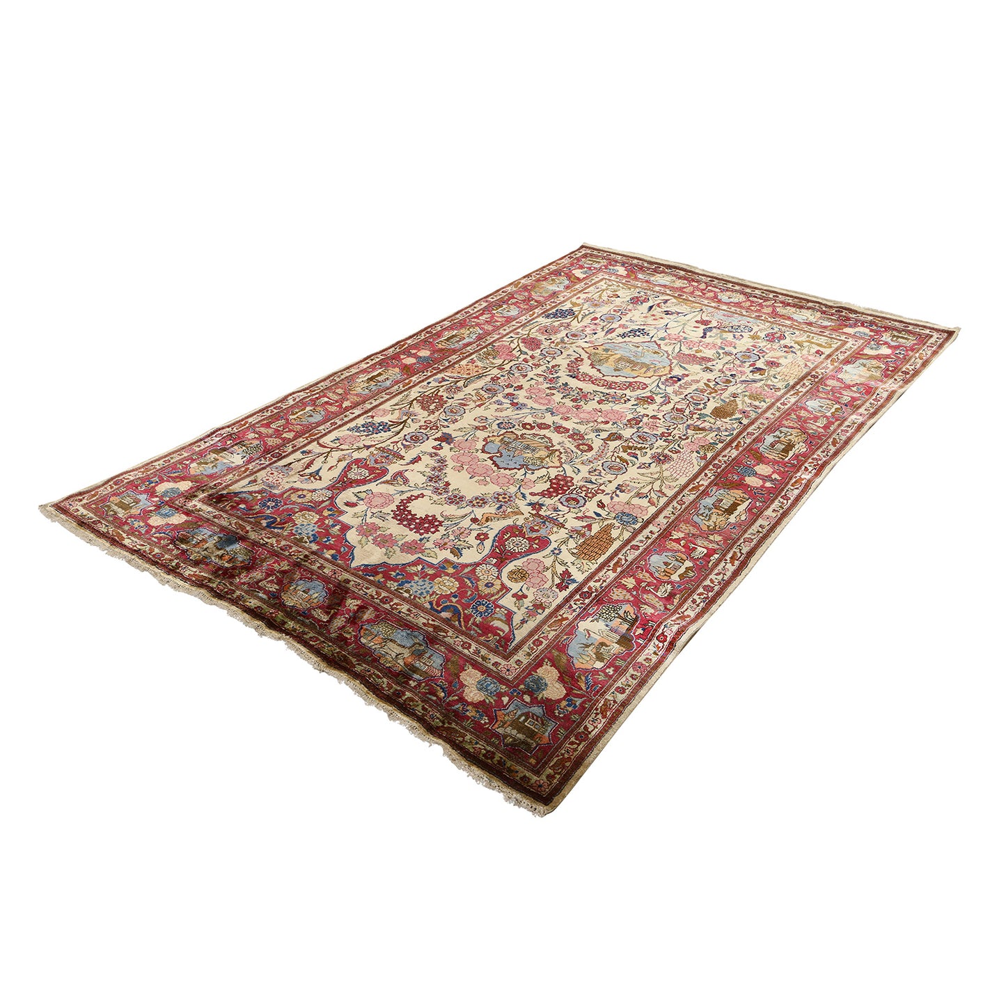 Antique Kashan Dabir 6'10x4'3 4243