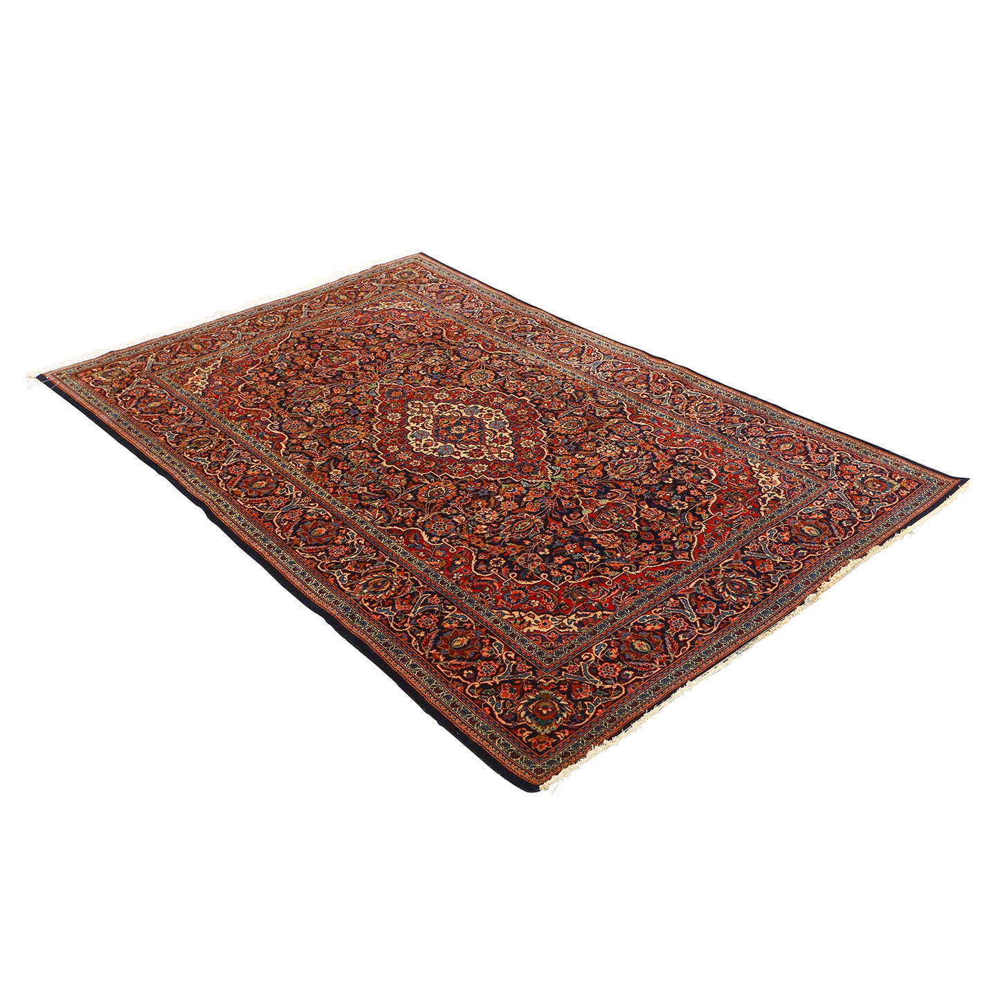 Antique Kashan Dabir 6'10x4'5 5595