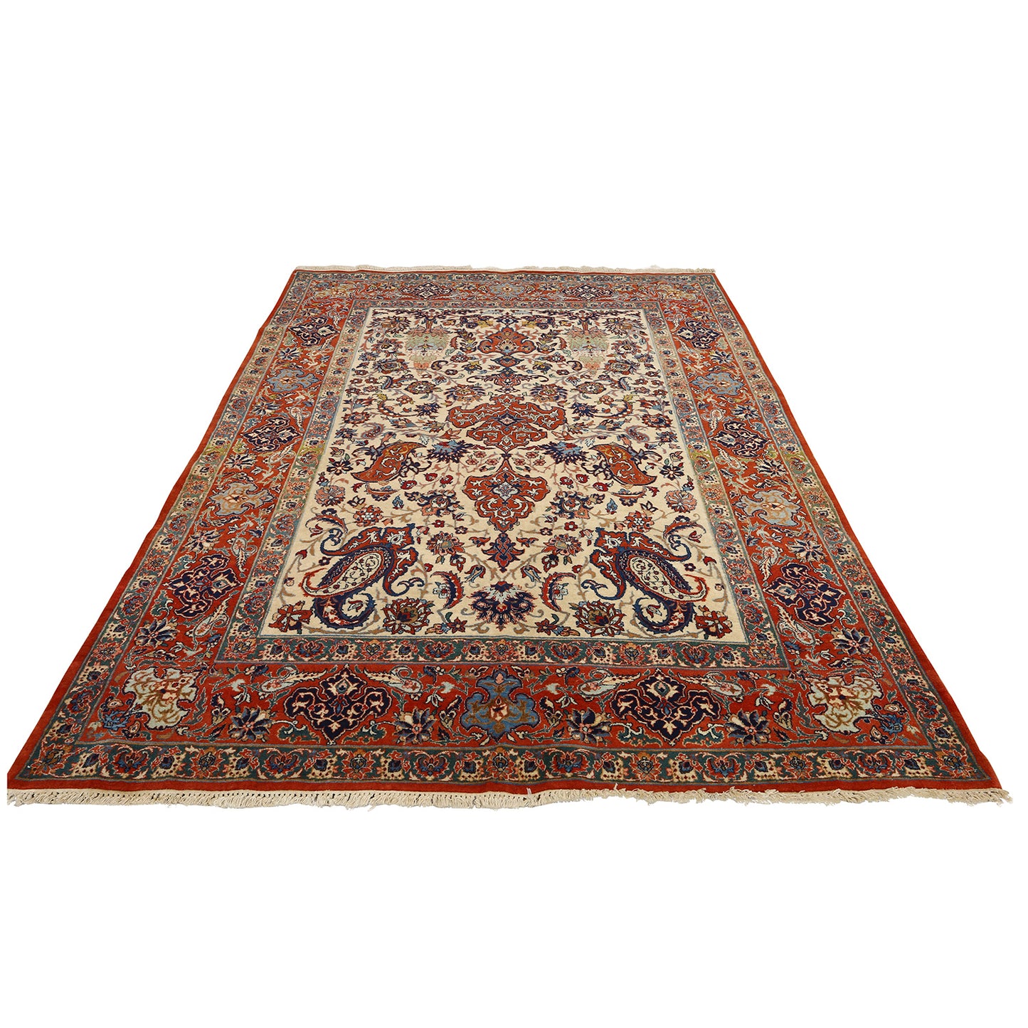 Antique Isfahan 7'3x4'11 4240