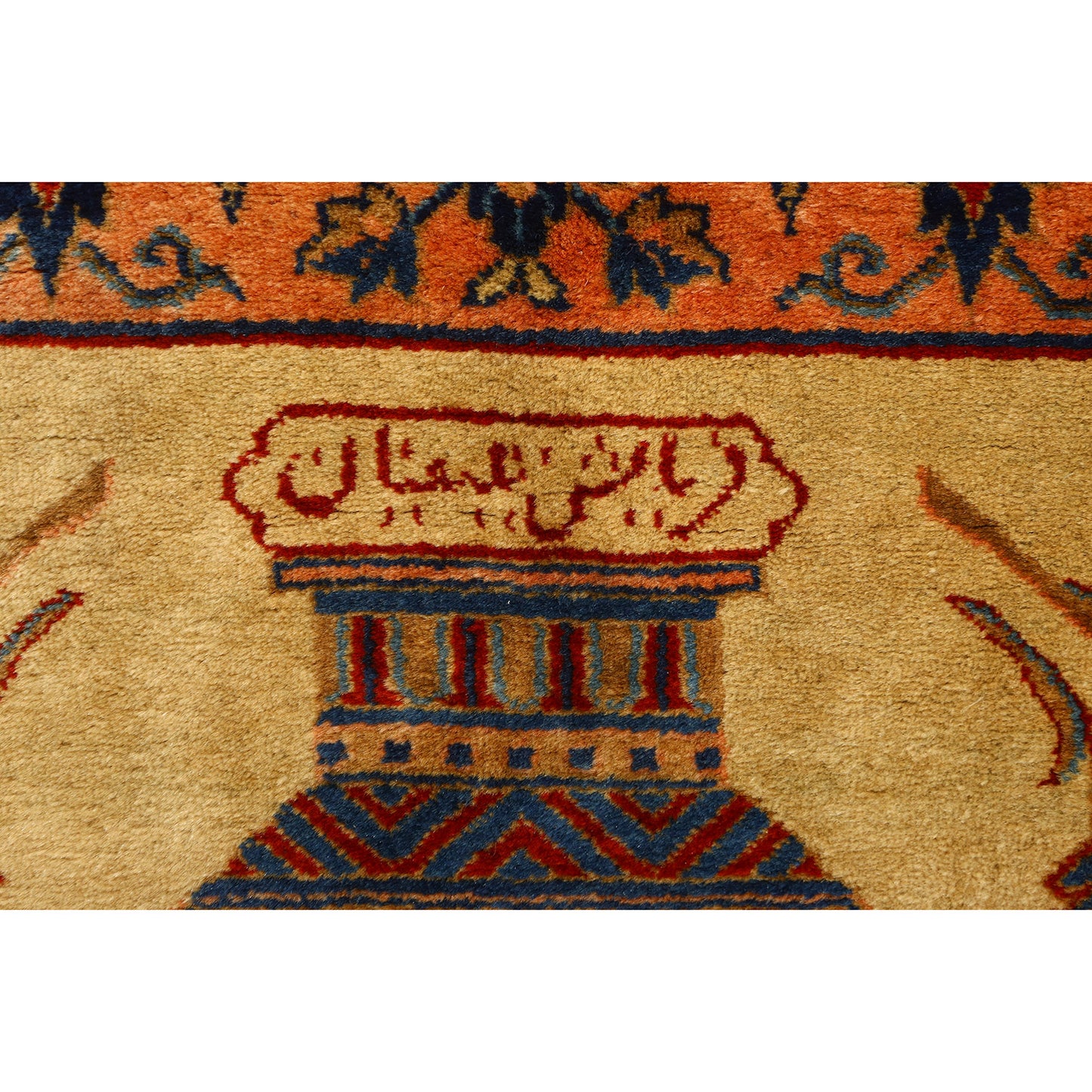 Antique Kashan Kork Manchester 4'11x3'4 4865