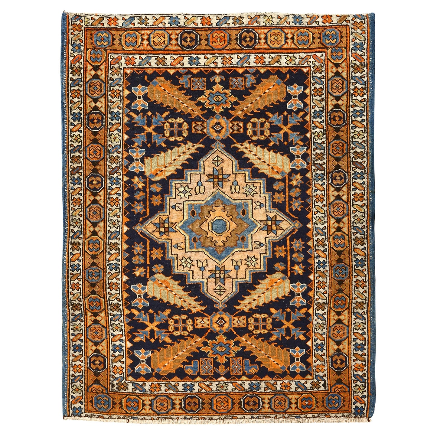 Antique Heriz 4'6x3'6 2577