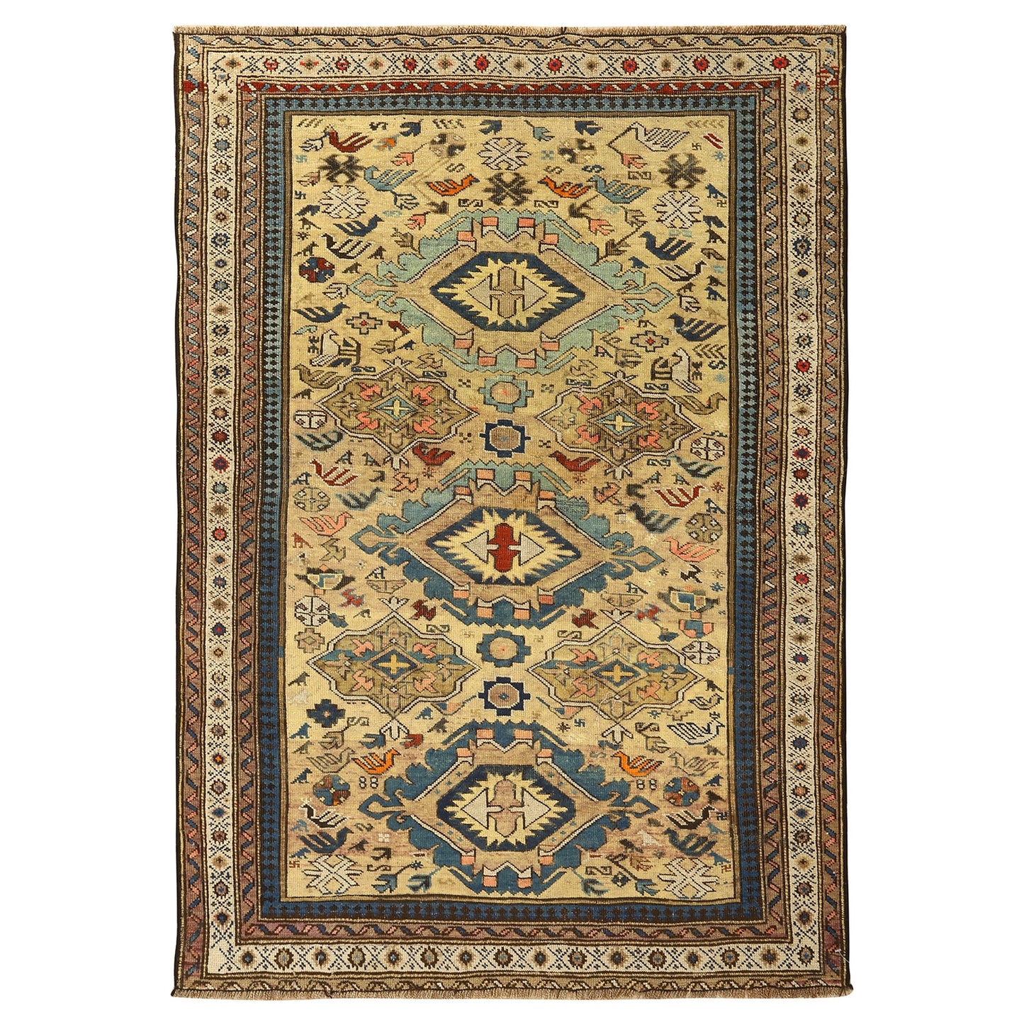 Antique Shirvan 4'10x3'5 2106