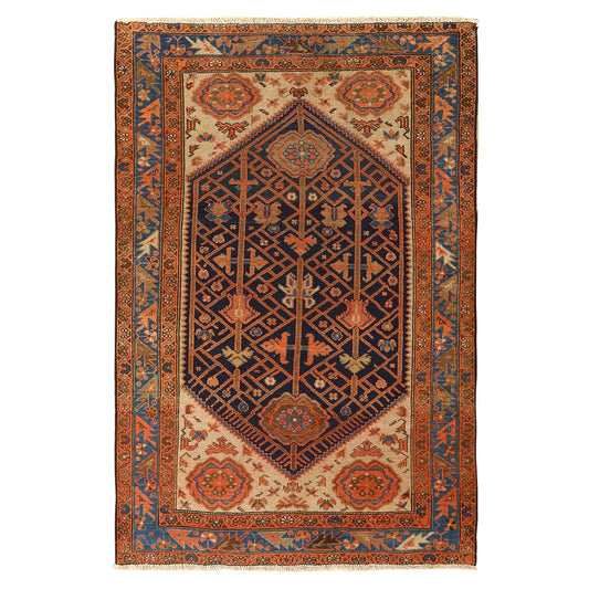 Antique Malayer 4'11x3'3 2122