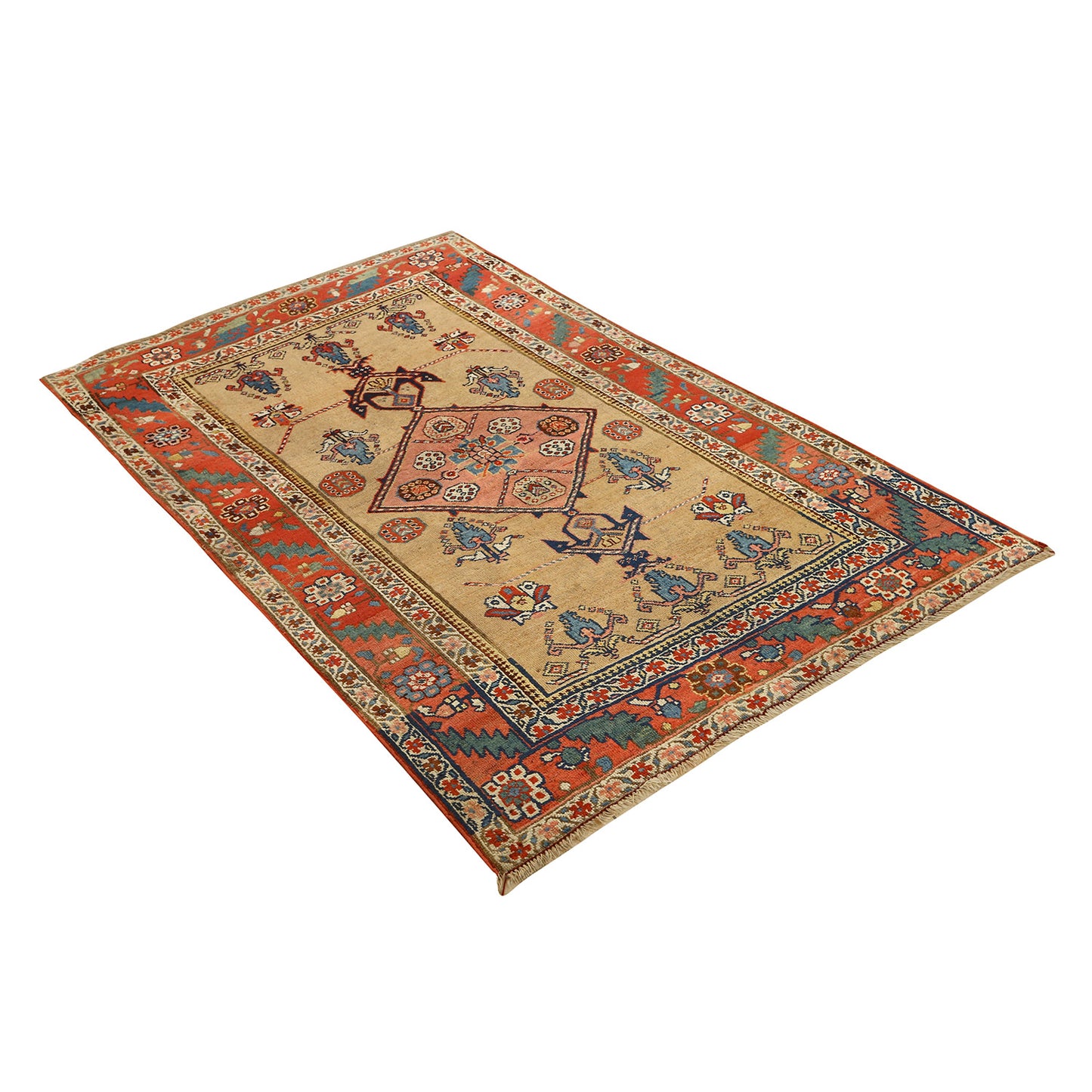 Antique Bidjar 6'7x3'11 1950