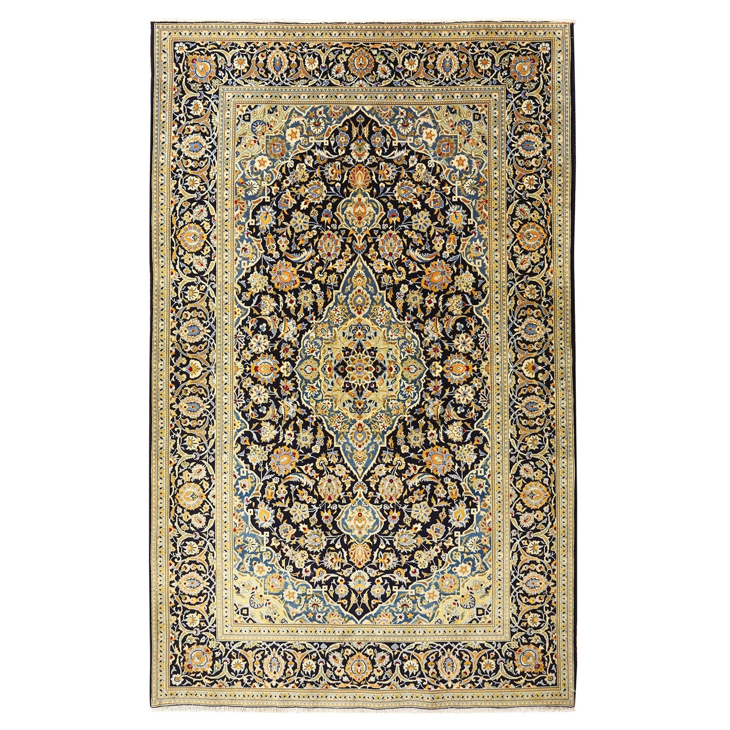 Vintage Kashan 7'3x4'6 4226