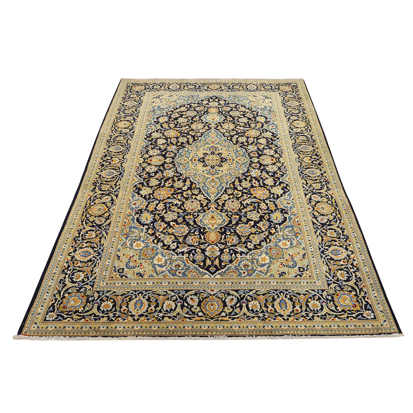 Vintage Kashan 7'3x4'6 4226