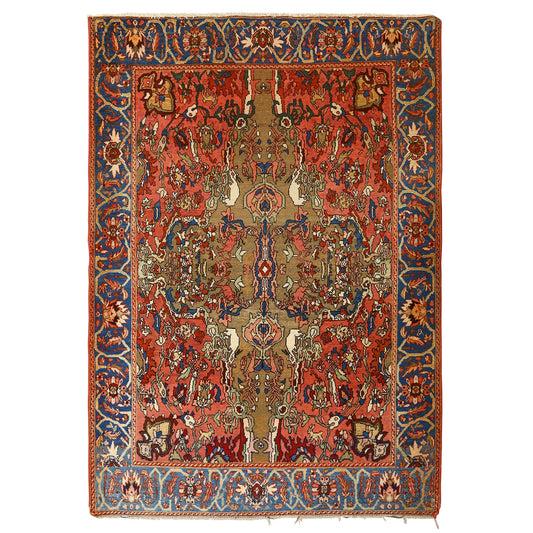 Antique Malayer 6'4x4'6 1898