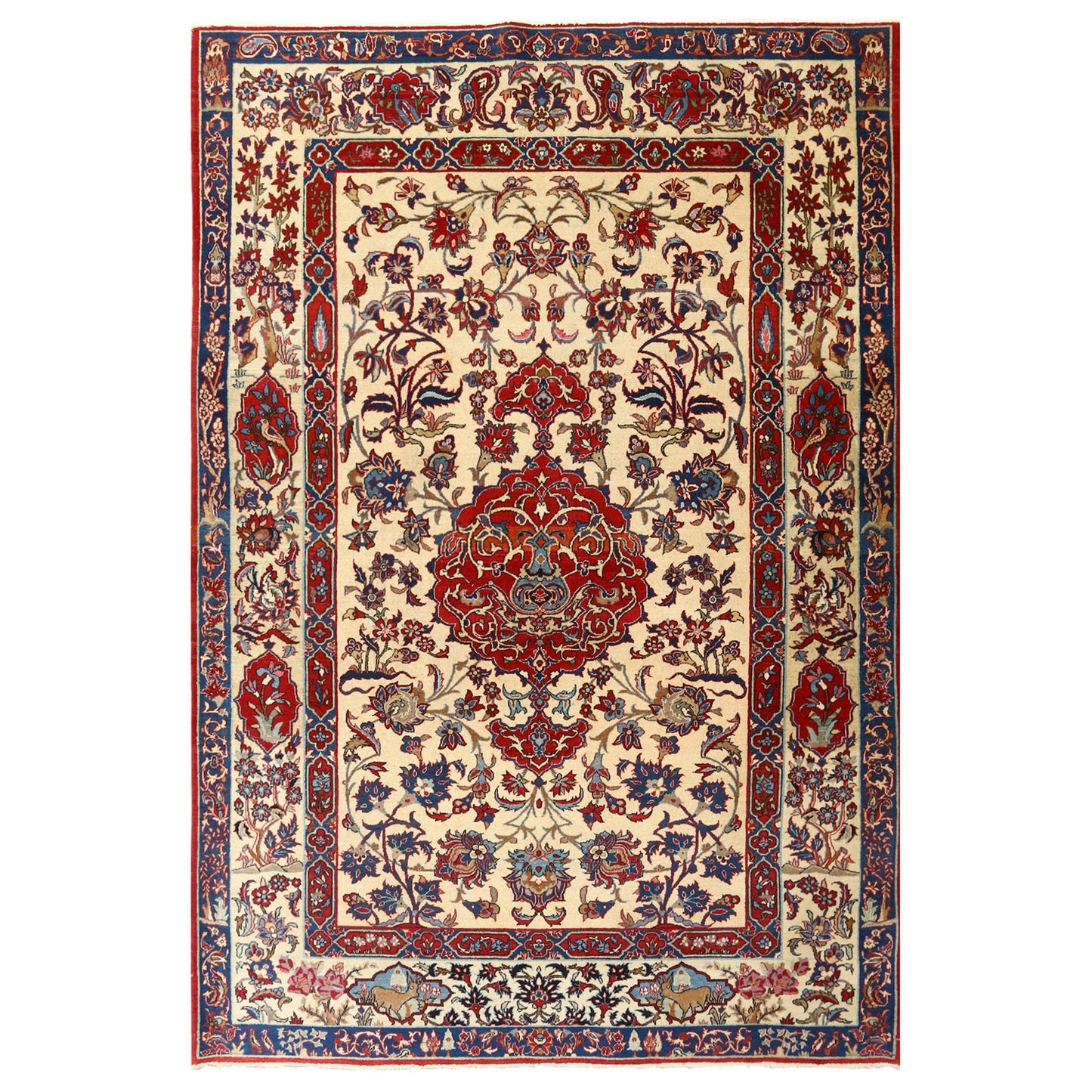 Antique Isfahan 6'0x4'2 1897
