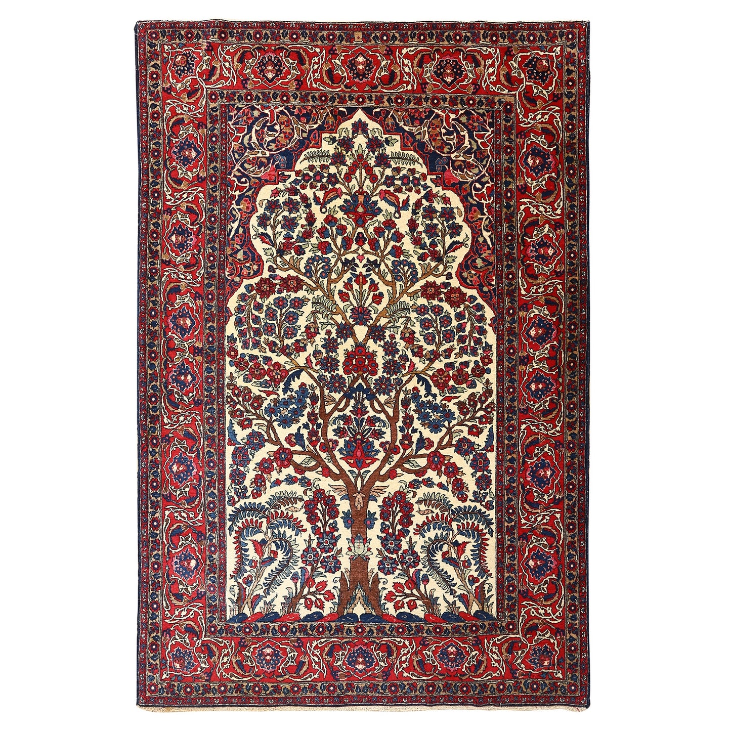 Antique Isfahan 7'1x4'7 1962