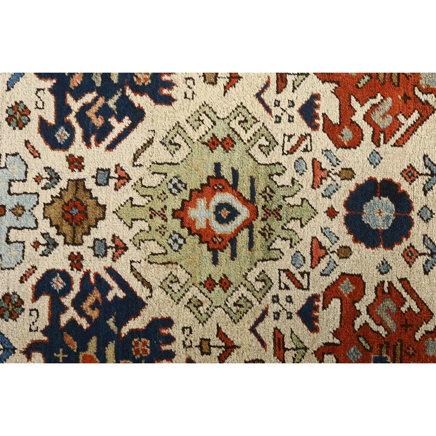 Antique Heriz 6'6x4'11 1871