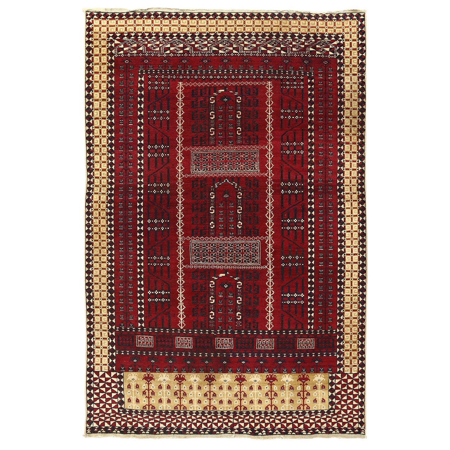 Antique Agra 6'10x4'7 1892