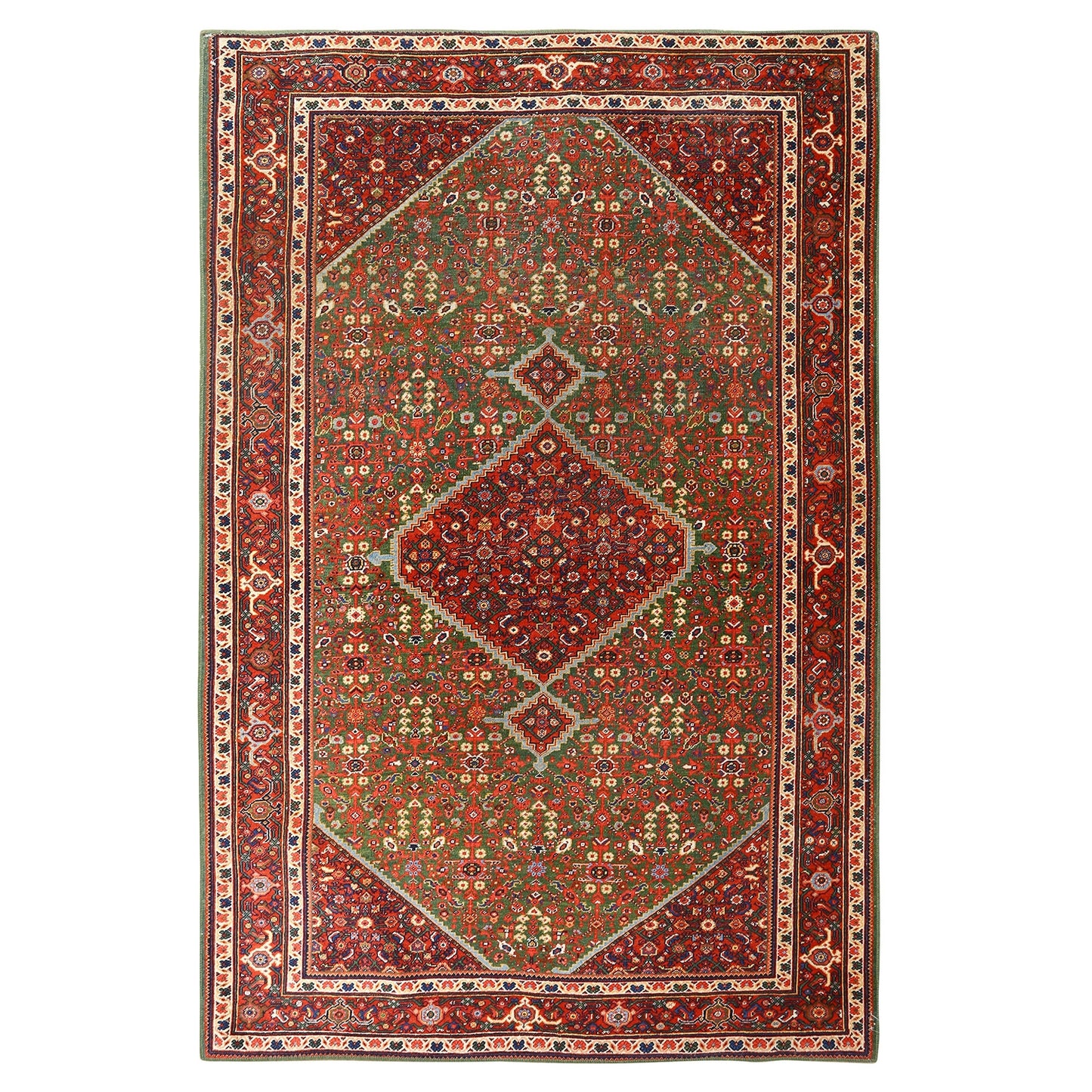 Antique Farahan 6'6x4'4 1888