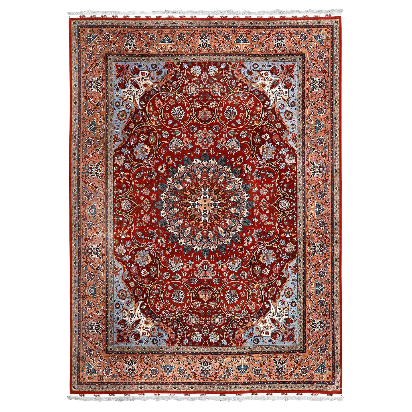 Vintage Tabriz EMAD 13'1 X 9'6 Z605