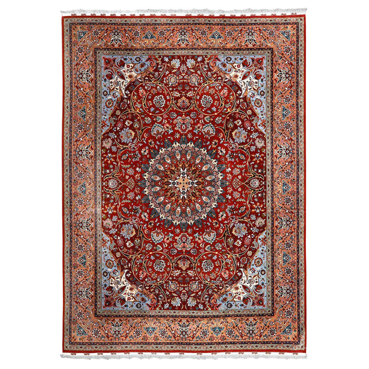 Vintage Tabriz EMAD 13'1 X 9'6 Z605