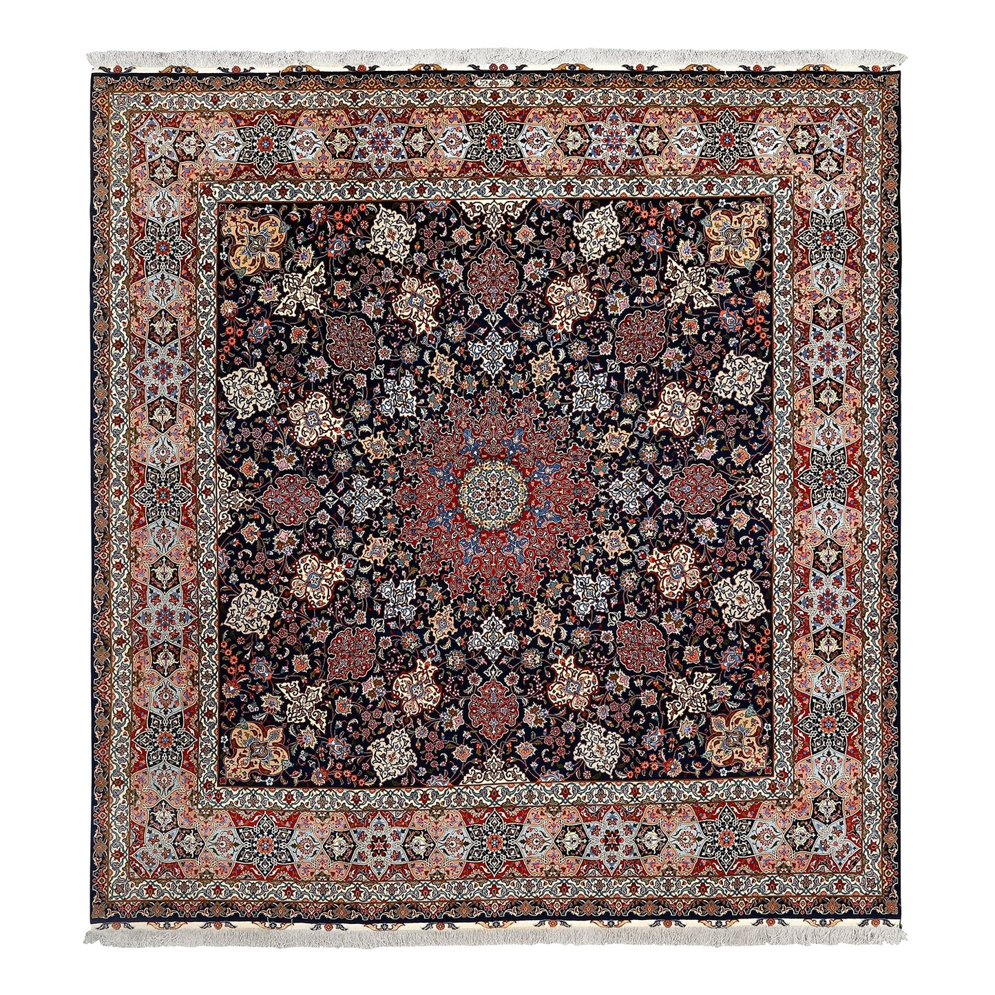 Vintage Tabriz Sharkat Farsh 12'1 X 11'4 Z791